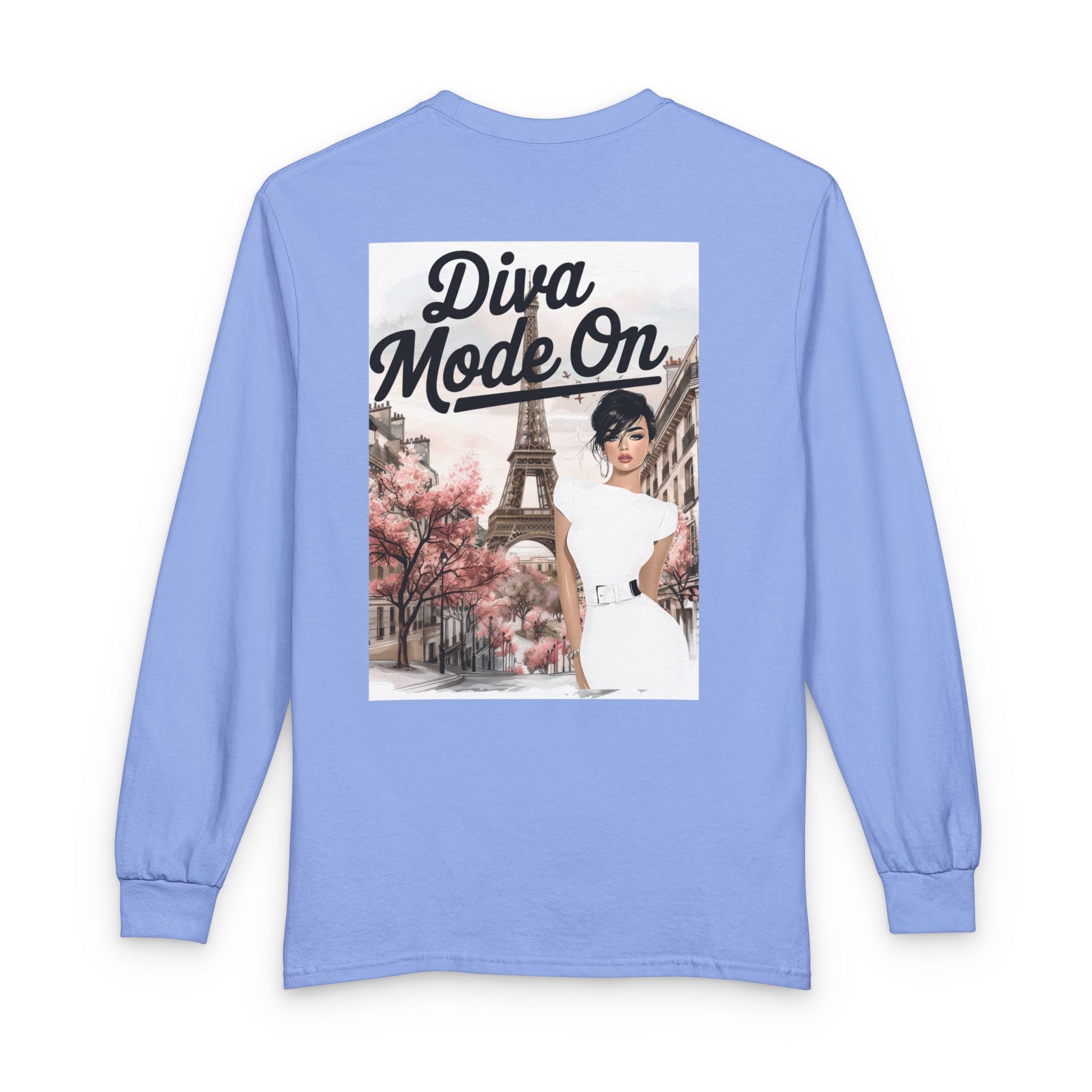Diva Mode On Long Sleeve Tee