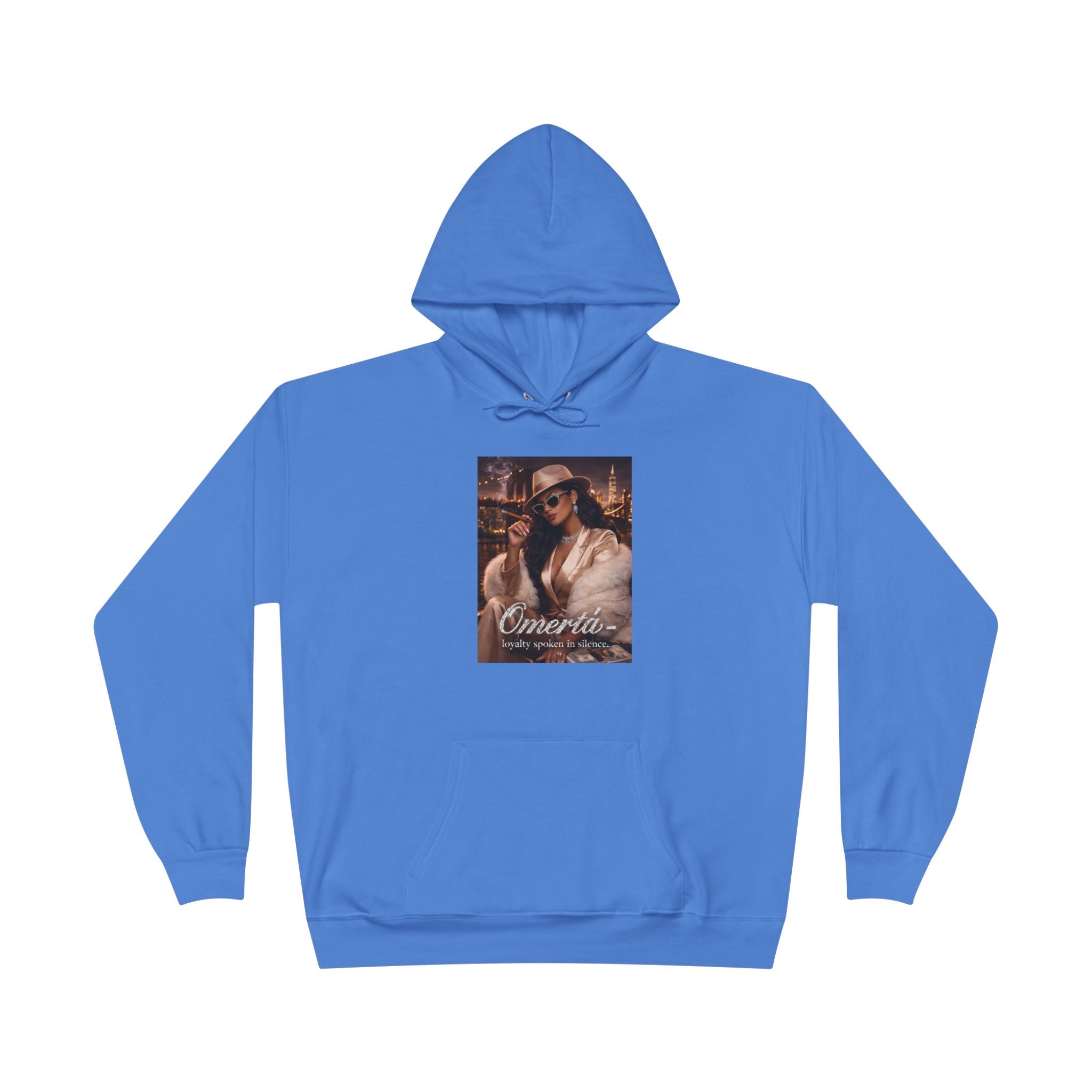 Vintage Cigarette Girl Hoodie — 'Cinerilla' Retro Pinup Pullover
