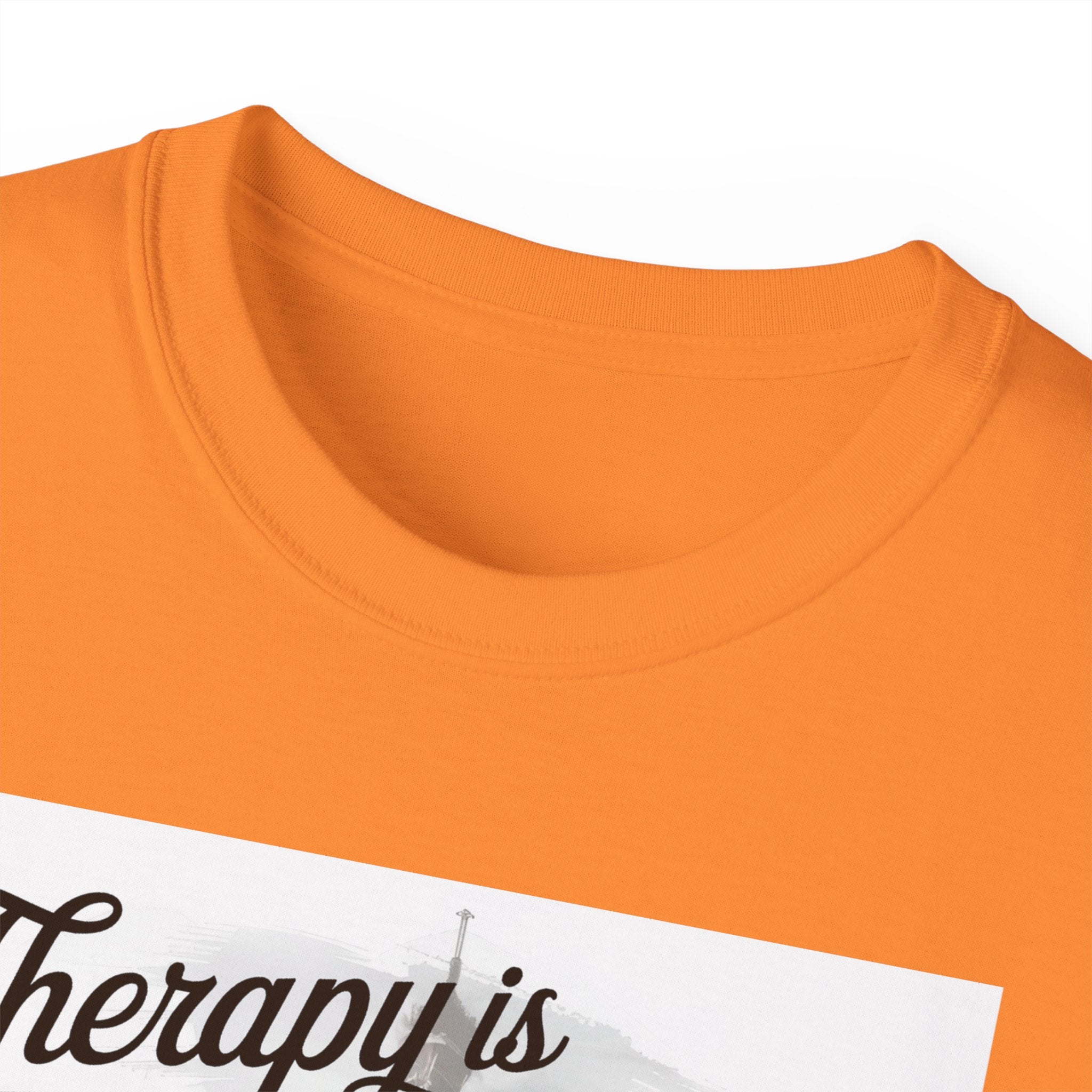 Fashion Quote Tee — "Therapy Is Temporary, Fashion Is Forever" Graphic T-Shirt