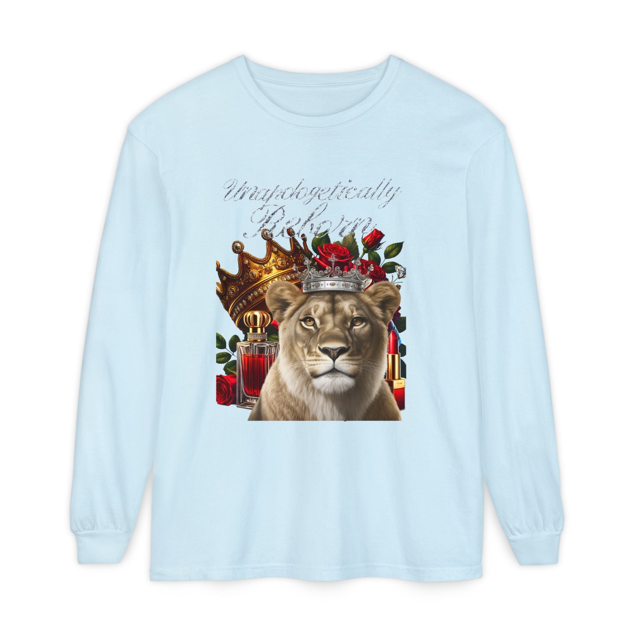 Unapologetically Reborn Long-Sleeve Tee — Strength, Redefined