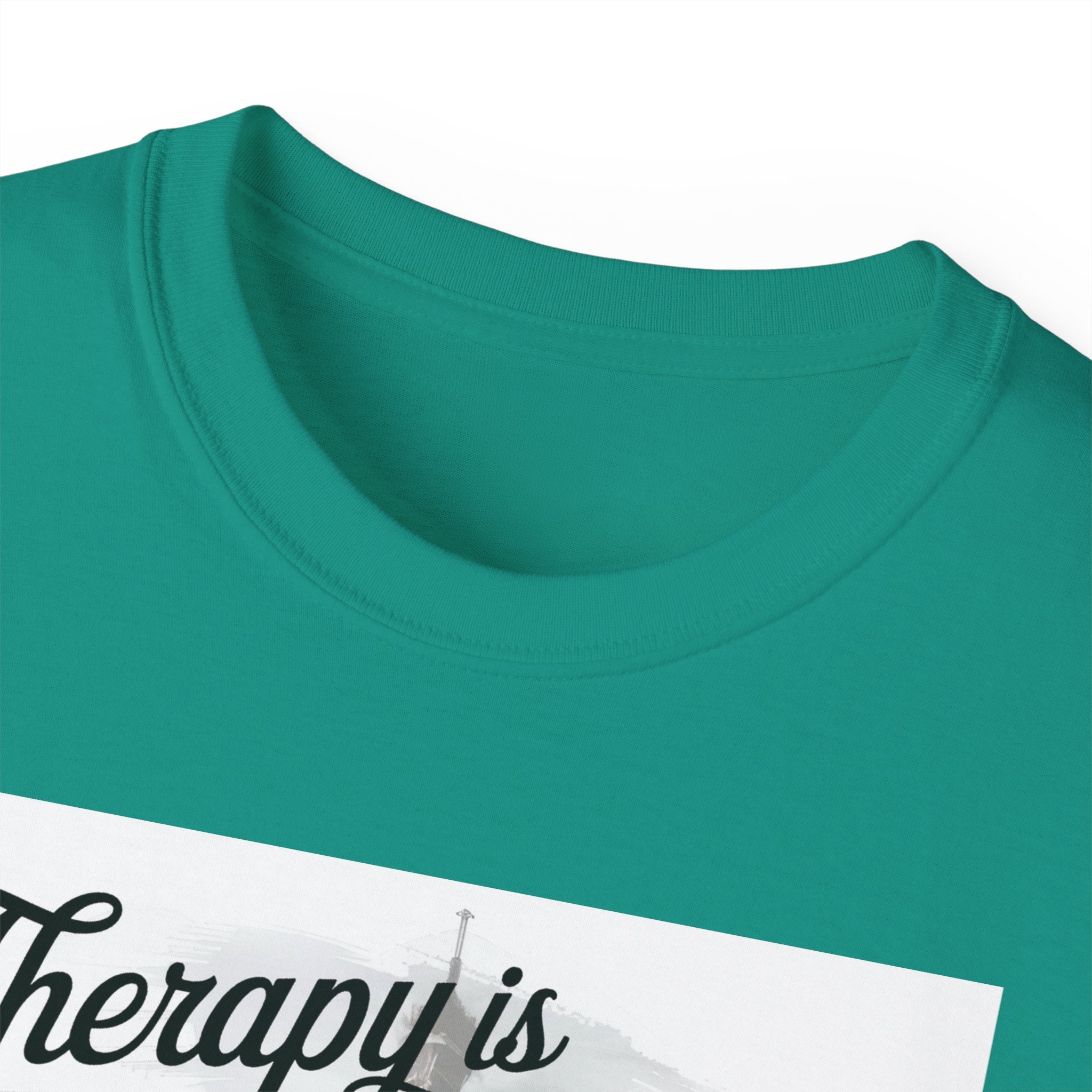Fashion Quote Tee — "Therapy Is Temporary, Fashion Is Forever" Graphic T-Shirt