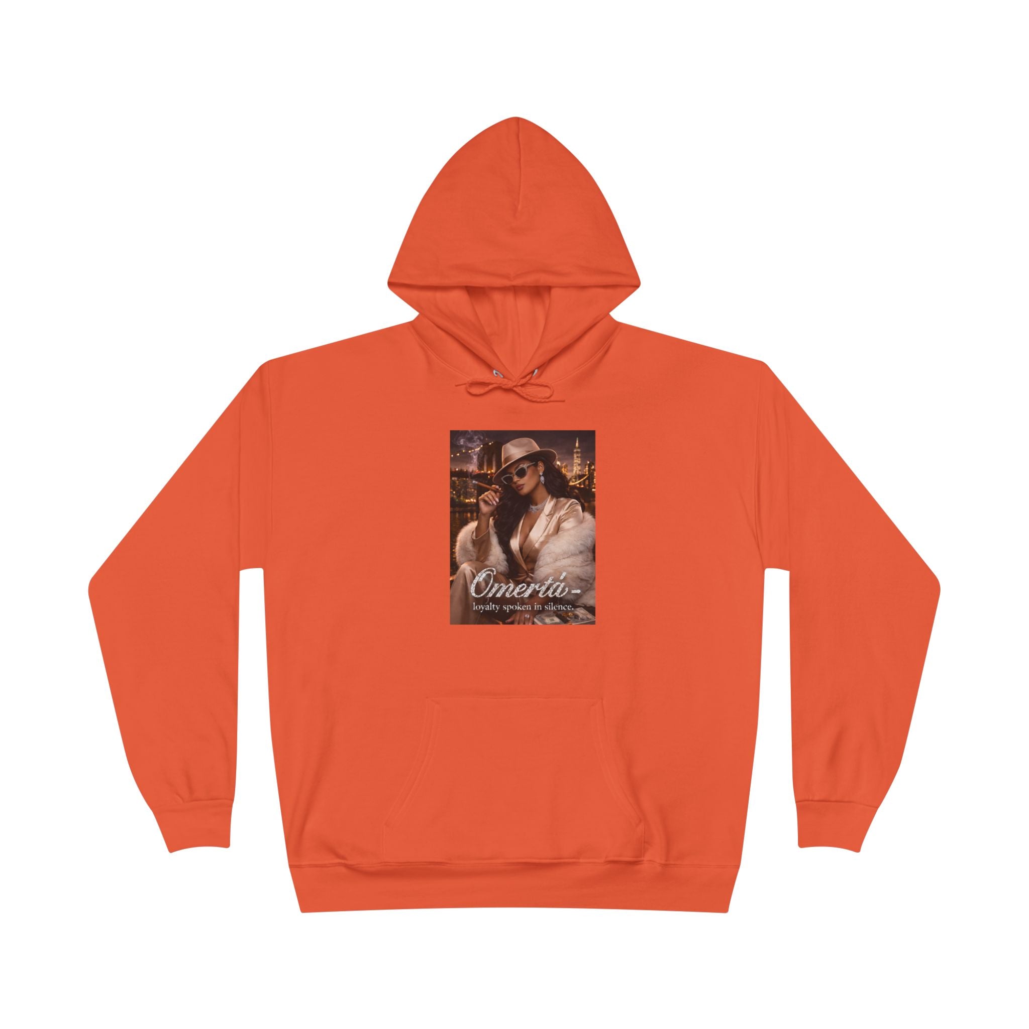 Vintage Cigarette Girl Hoodie — 'Cinerilla' Retro Pinup Pullover