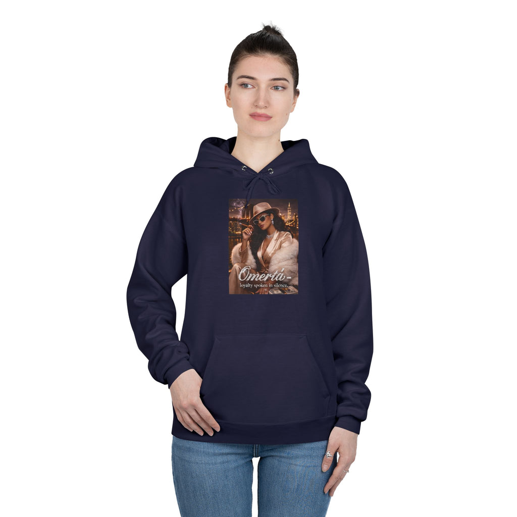Vintage Cigarette Girl Hoodie — 'Cinerilla' Retro Pinup Pullover