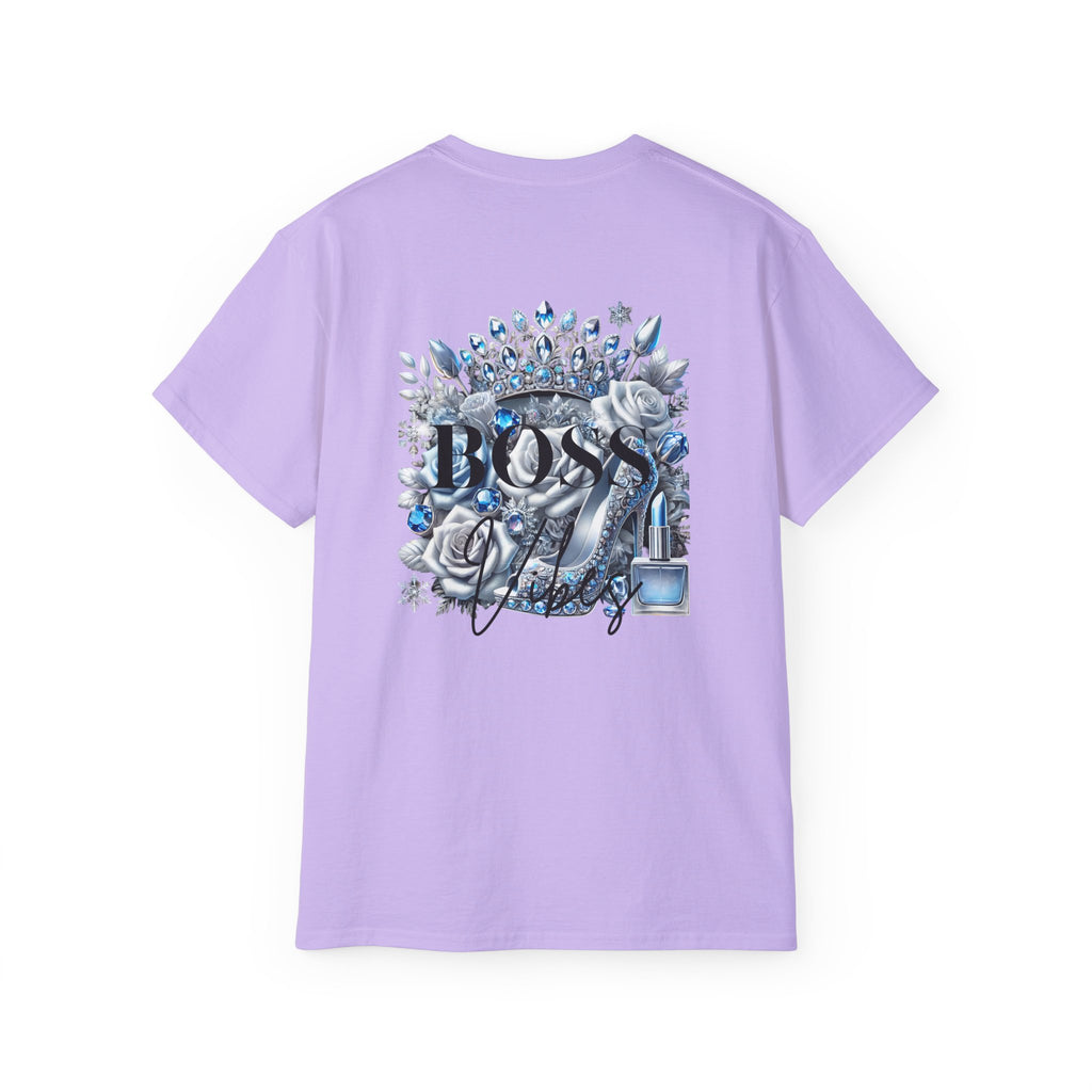 Boss Lady Tee — Women's Empowerment Graphic T‑Shirt (Crown & Roses Design)