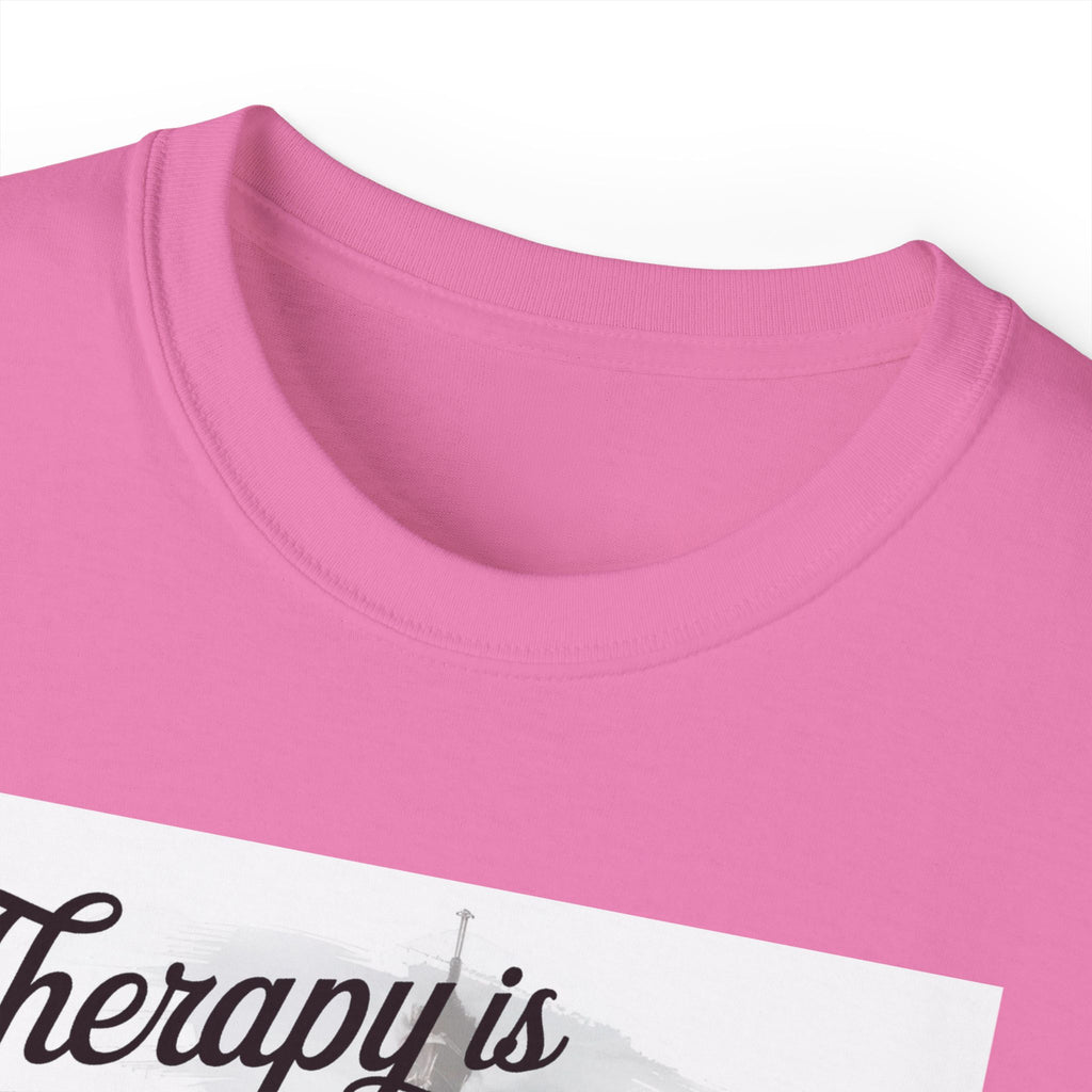 Fashion Quote Tee — "Therapy Is Temporary, Fashion Is Forever" Graphic T-Shirt