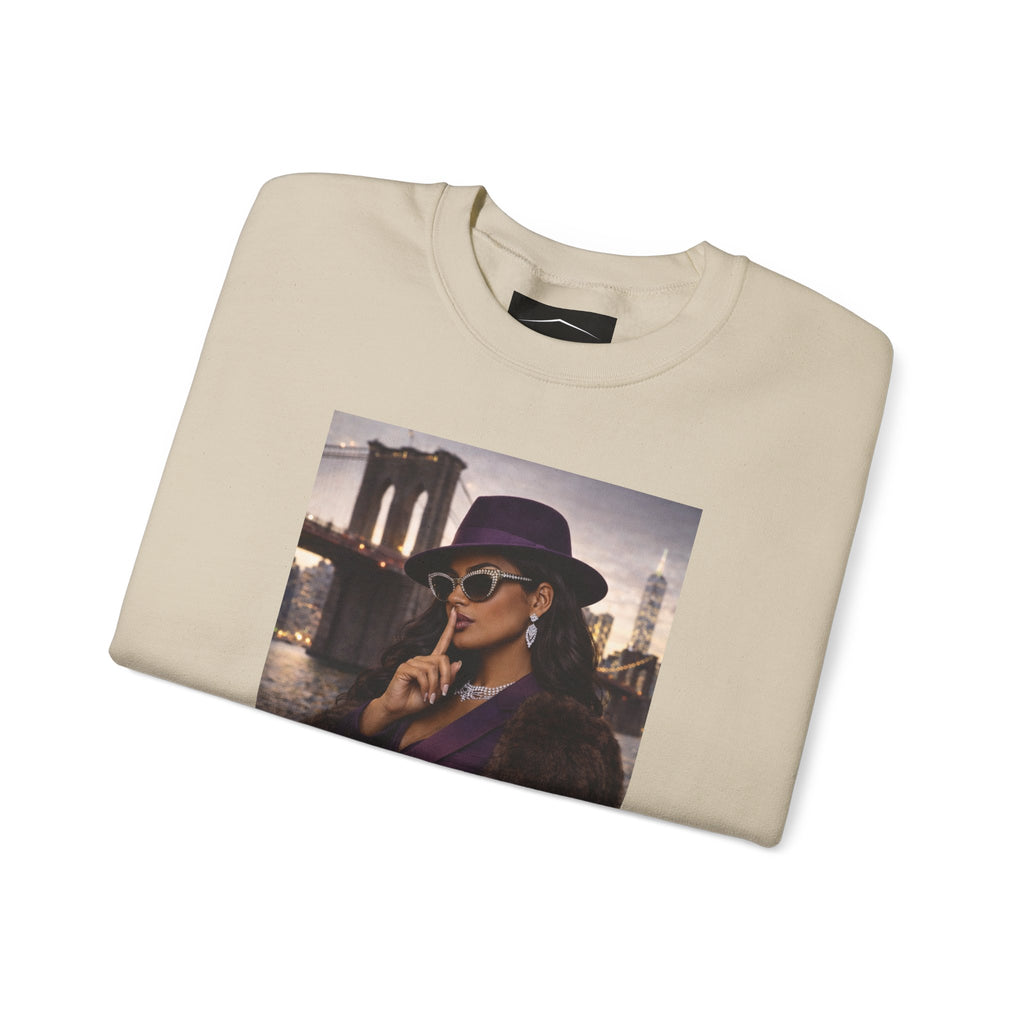 Omertà Crewneck Sweatshirt – Vintage Noir Graphic Crewneck Sale ends 02/15/26