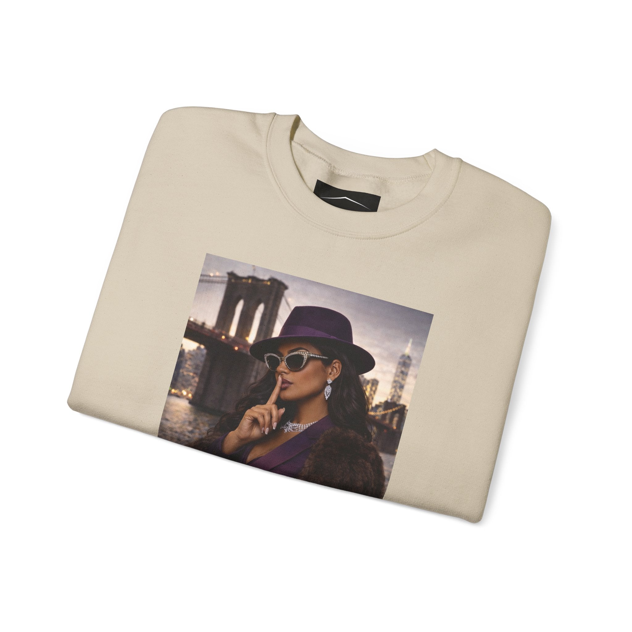 Omertà Crewneck Sweatshirt – Vintage Noir Graphic Crewneck Sale ends 02/15/26