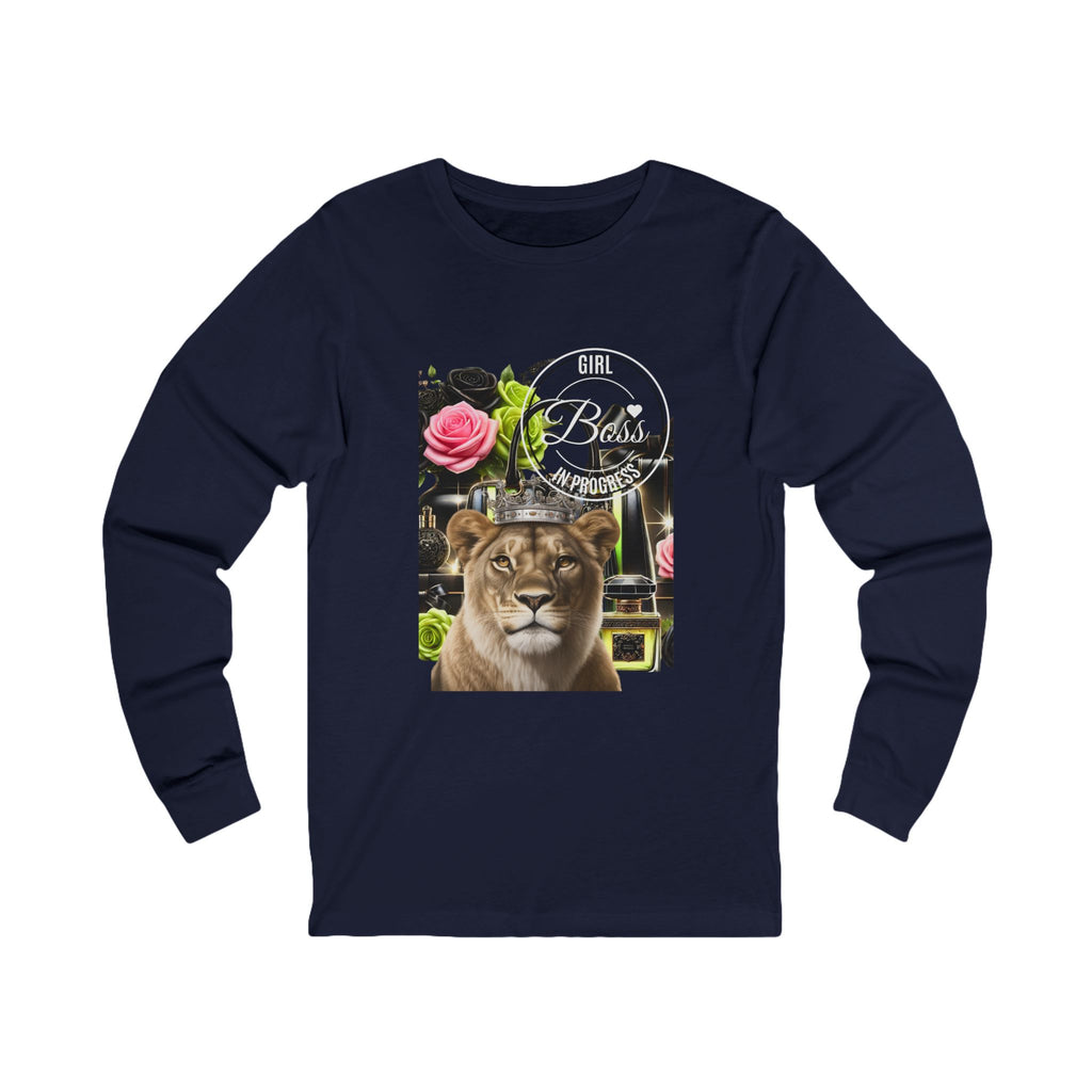 👑 Boss in Progress™ Long-Sleeve Tee