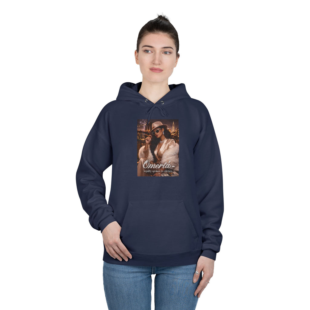 Vintage Cigarette Girl Hoodie — 'Cinerilla' Retro Pinup Pullover