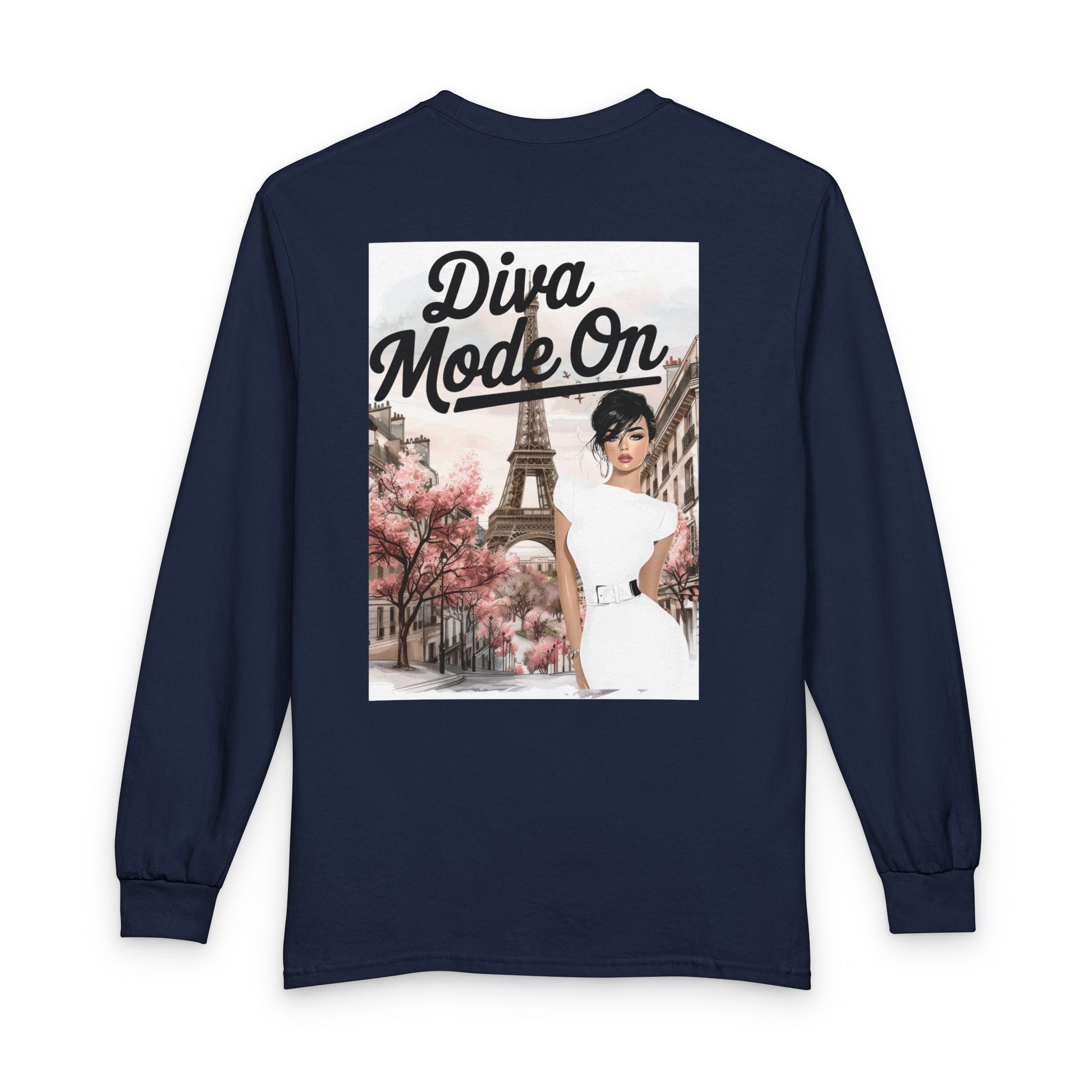 Diva Mode On Long Sleeve Tee