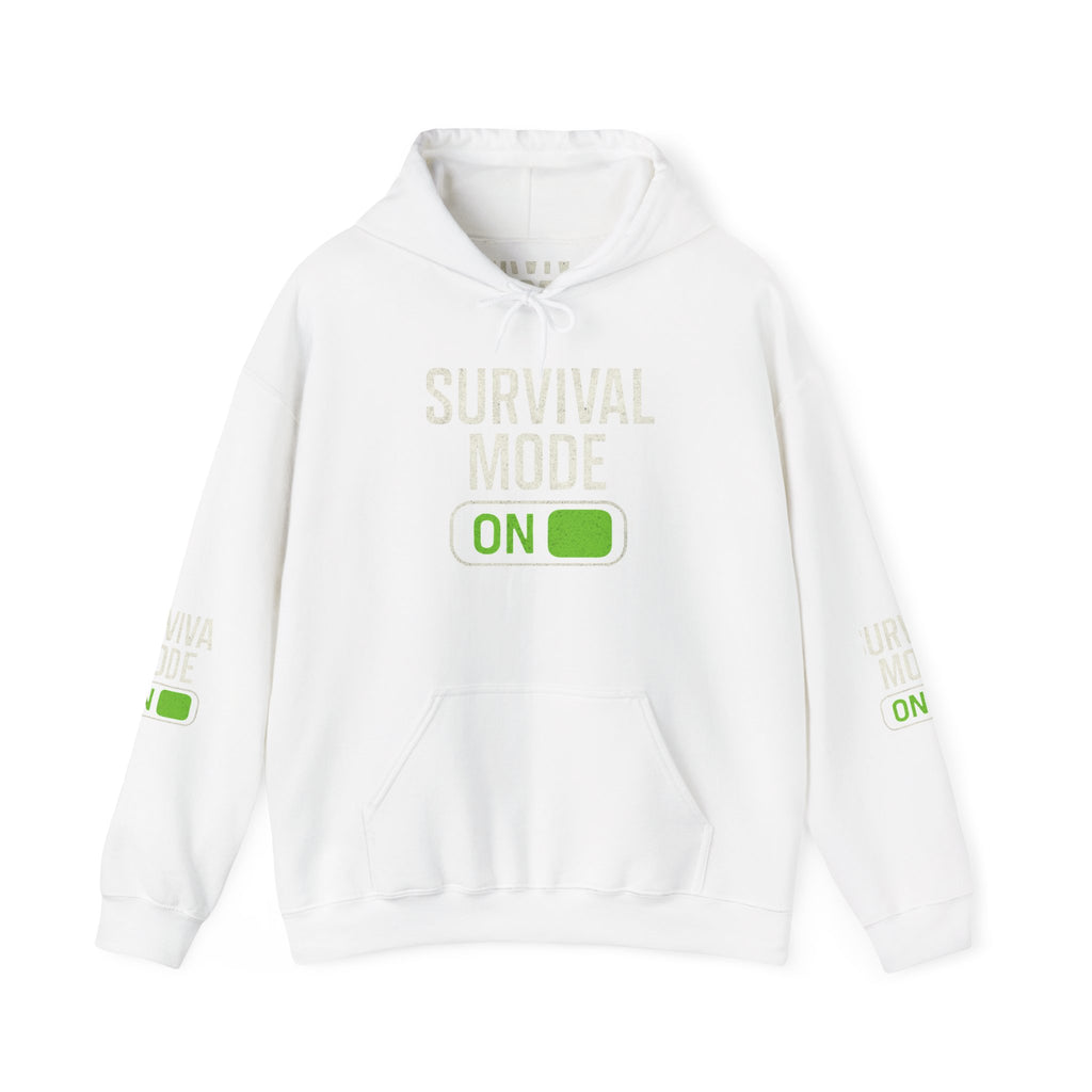Survival Mode On Hoodie — Casual Graphic Pullover for Everyday Comfort