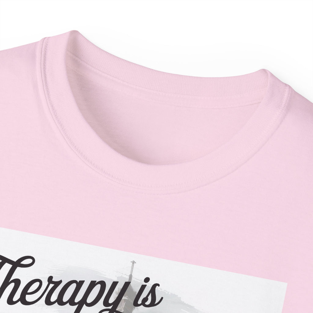 Fashion Quote Tee — "Therapy Is Temporary, Fashion Is Forever" Graphic T-Shirt