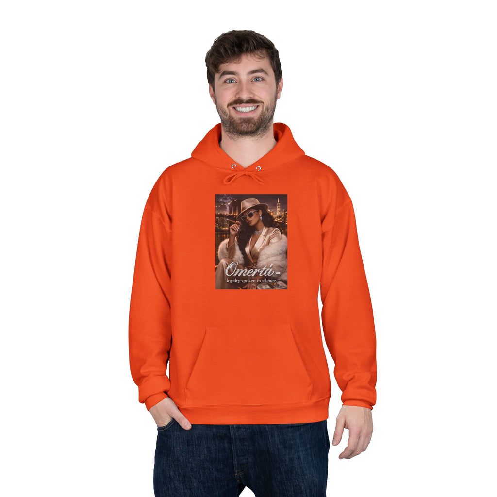 Vintage Cigarette Girl Hoodie — 'Cinerilla' Retro Pinup Pullover