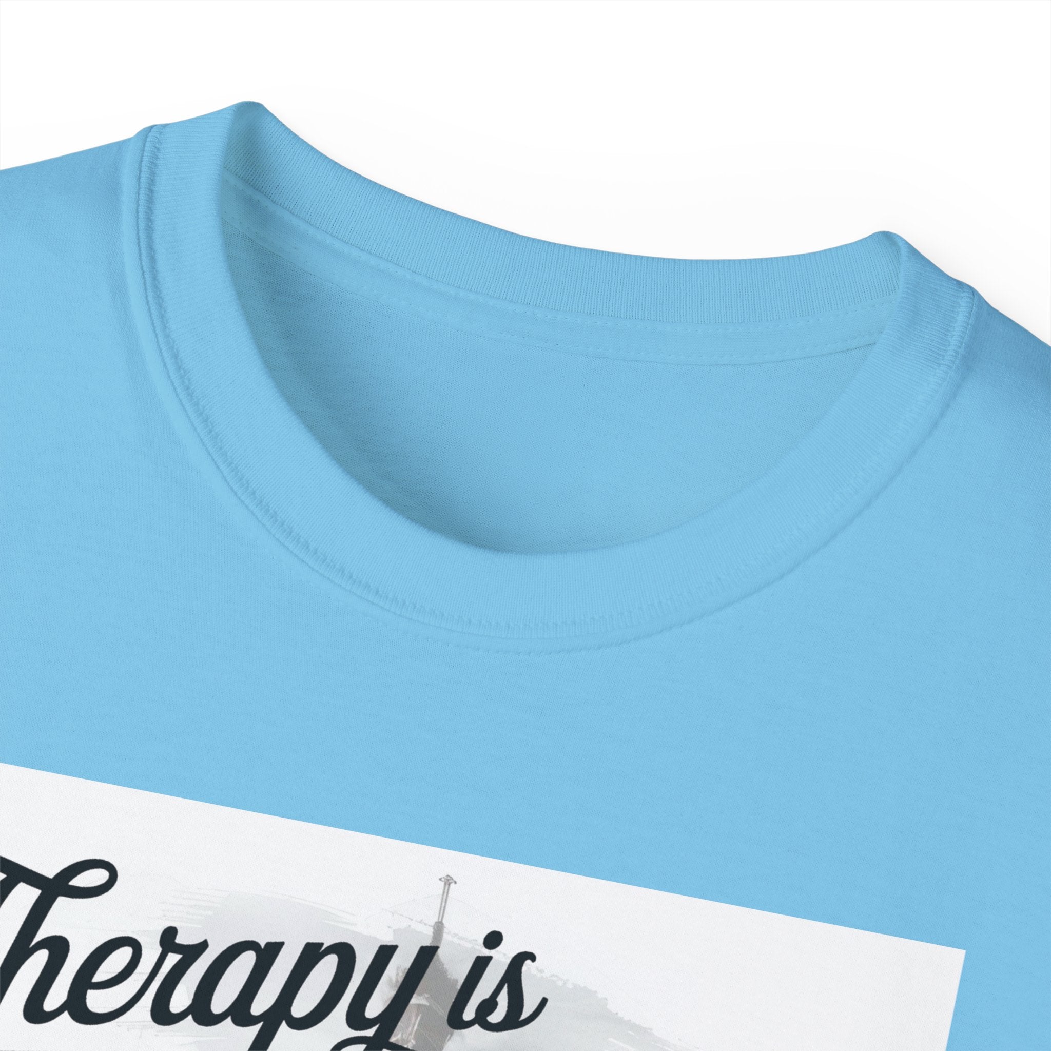 Fashion Quote Tee — "Therapy Is Temporary, Fashion Is Forever" Graphic T-Shirt