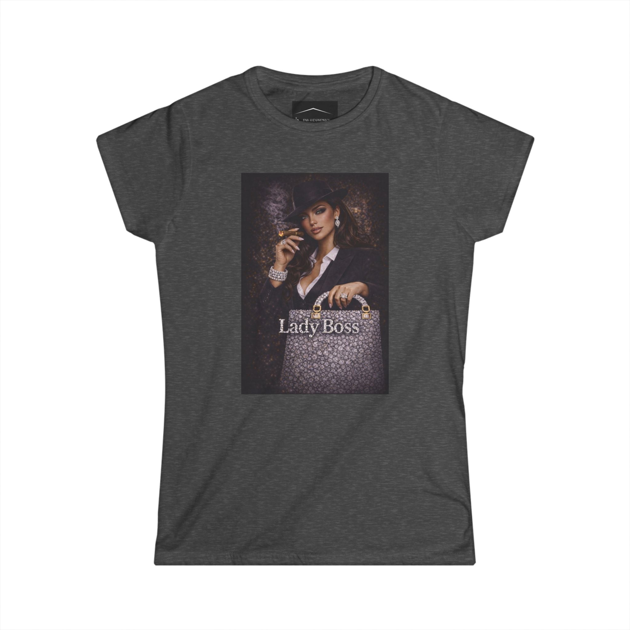 Lady Boss Graphic Tee — Women's Empowerment Vintage Style Shirt Sale end 02/15/26