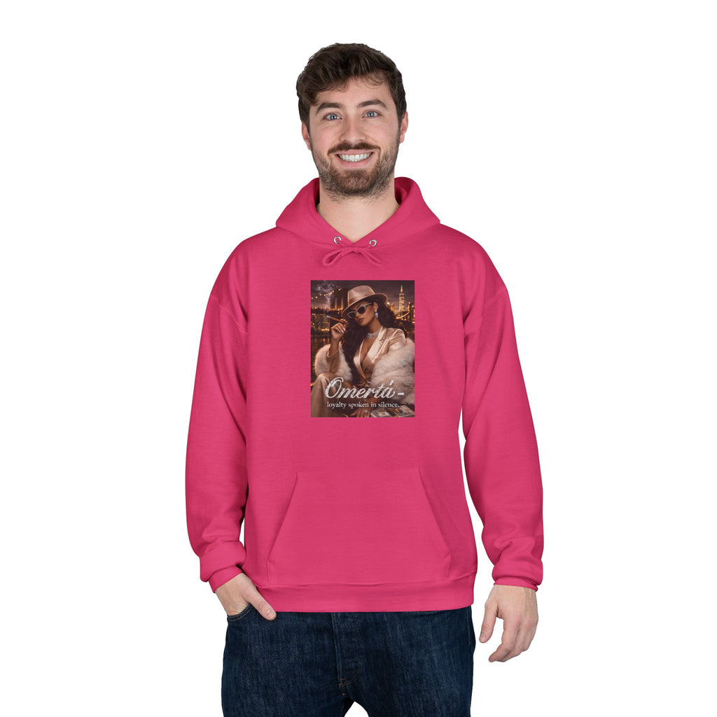 Vintage Cigarette Girl Hoodie — 'Cinerilla' Retro Pinup Pullover