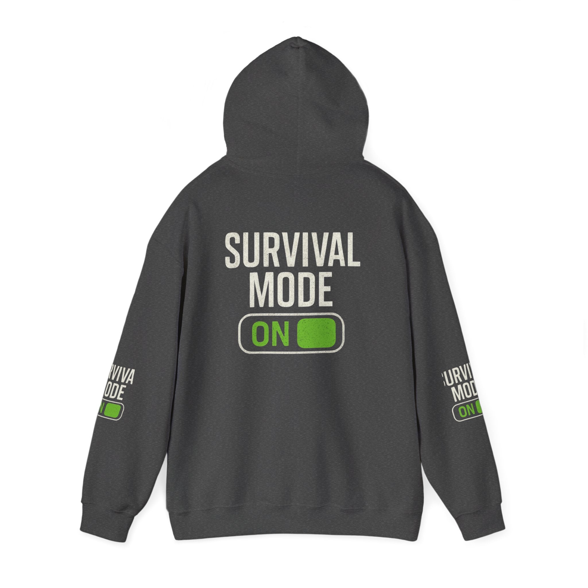 Survival Mode On Hoodie — Casual Graphic Pullover for Everyday Comfort