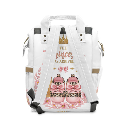 Baby Girl Princess Diaper Backpack — "The Princess Has Arrived"