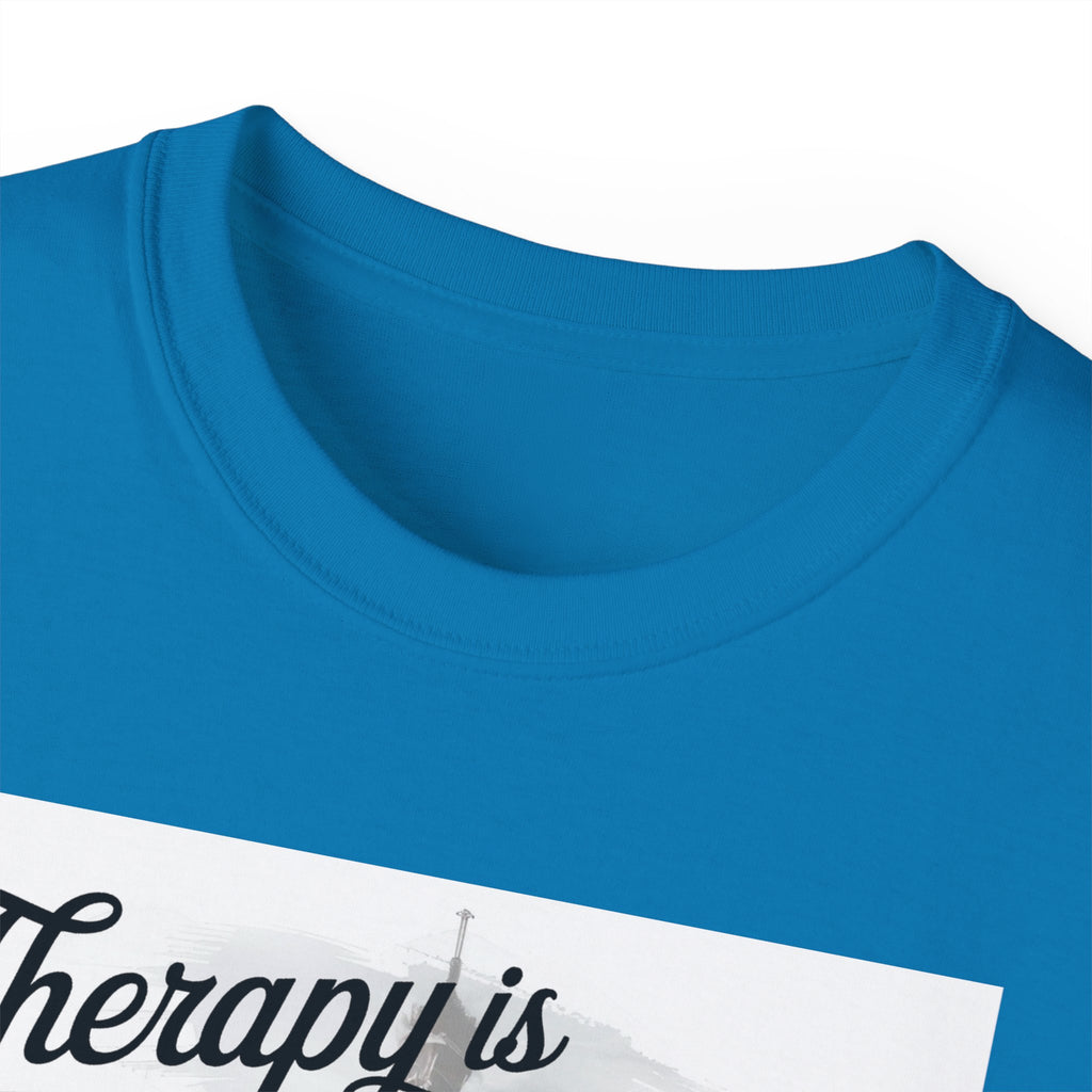 Fashion Quote Tee — "Therapy Is Temporary, Fashion Is Forever" Graphic T-Shirt