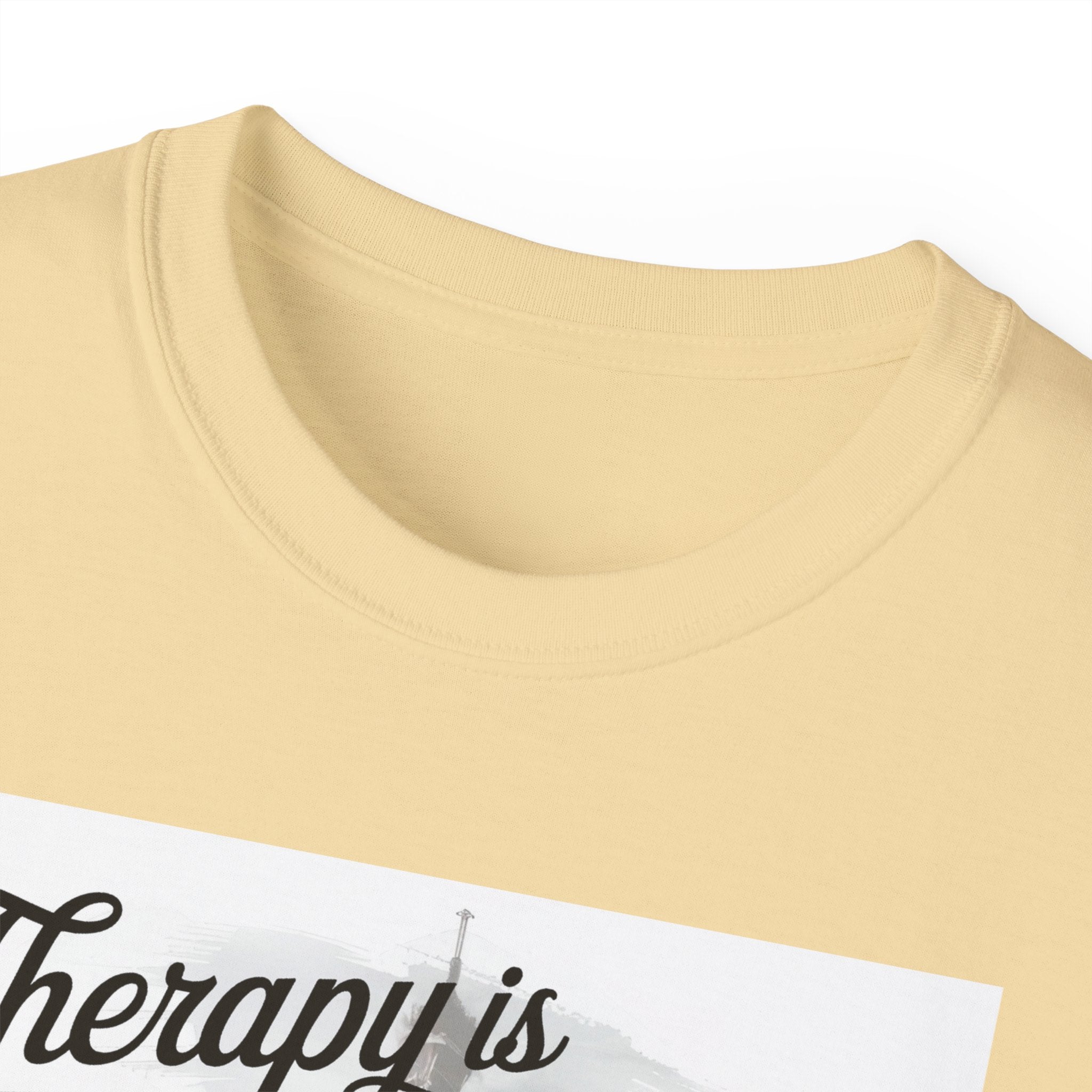 Fashion Quote Tee — "Therapy Is Temporary, Fashion Is Forever" Graphic T-Shirt
