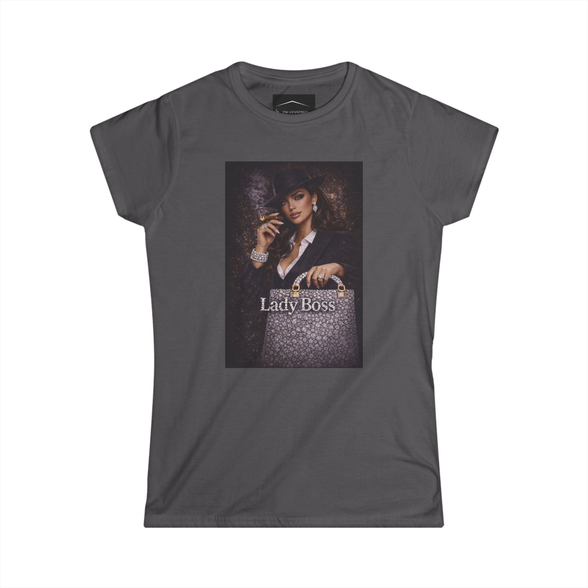 Lady Boss Graphic Tee — Women's Empowerment Vintage Style Shirt Sale end 02/15/26