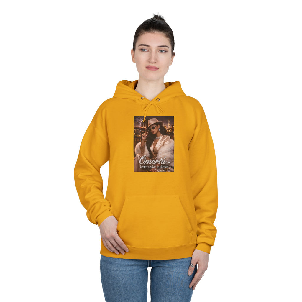 Vintage Cigarette Girl Hoodie — 'Cinerilla' Retro Pinup Pullover