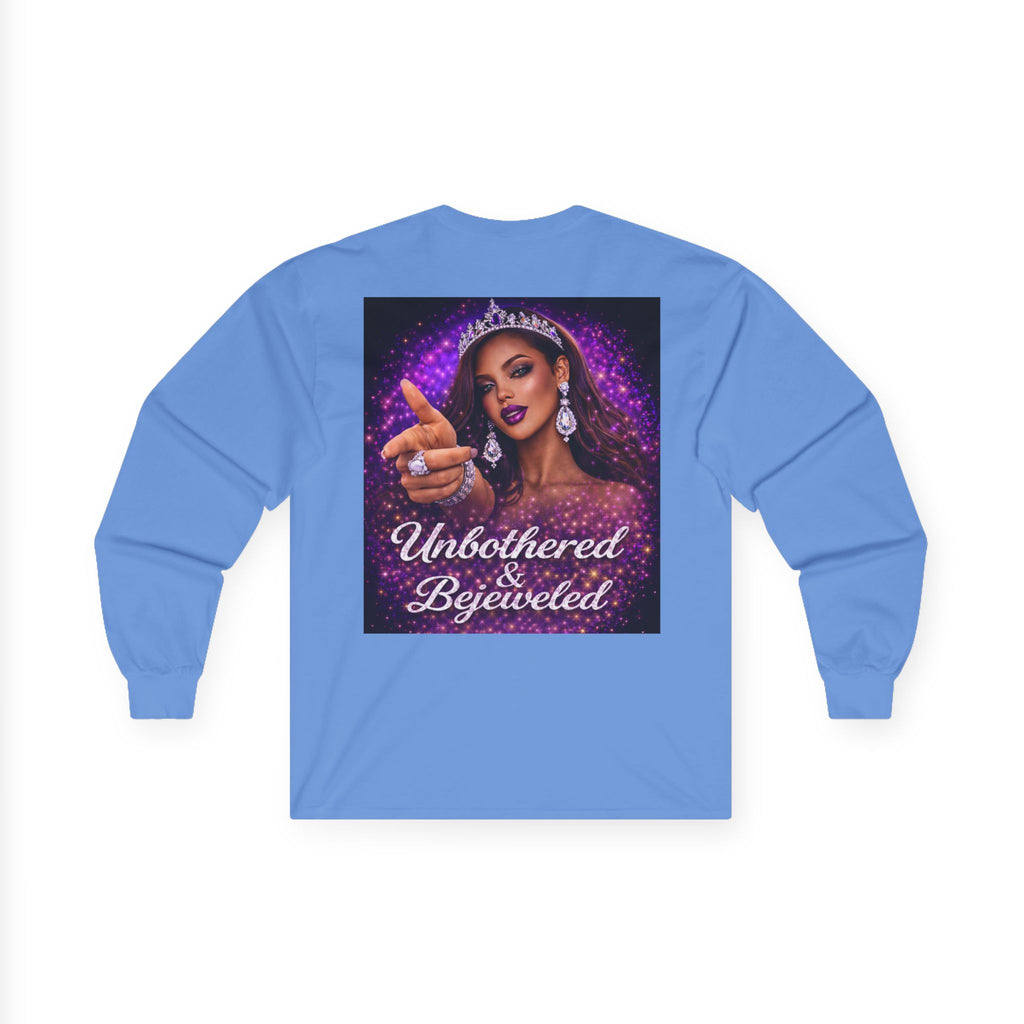 Unbothered & Bejeweled Long Sleeve Tee