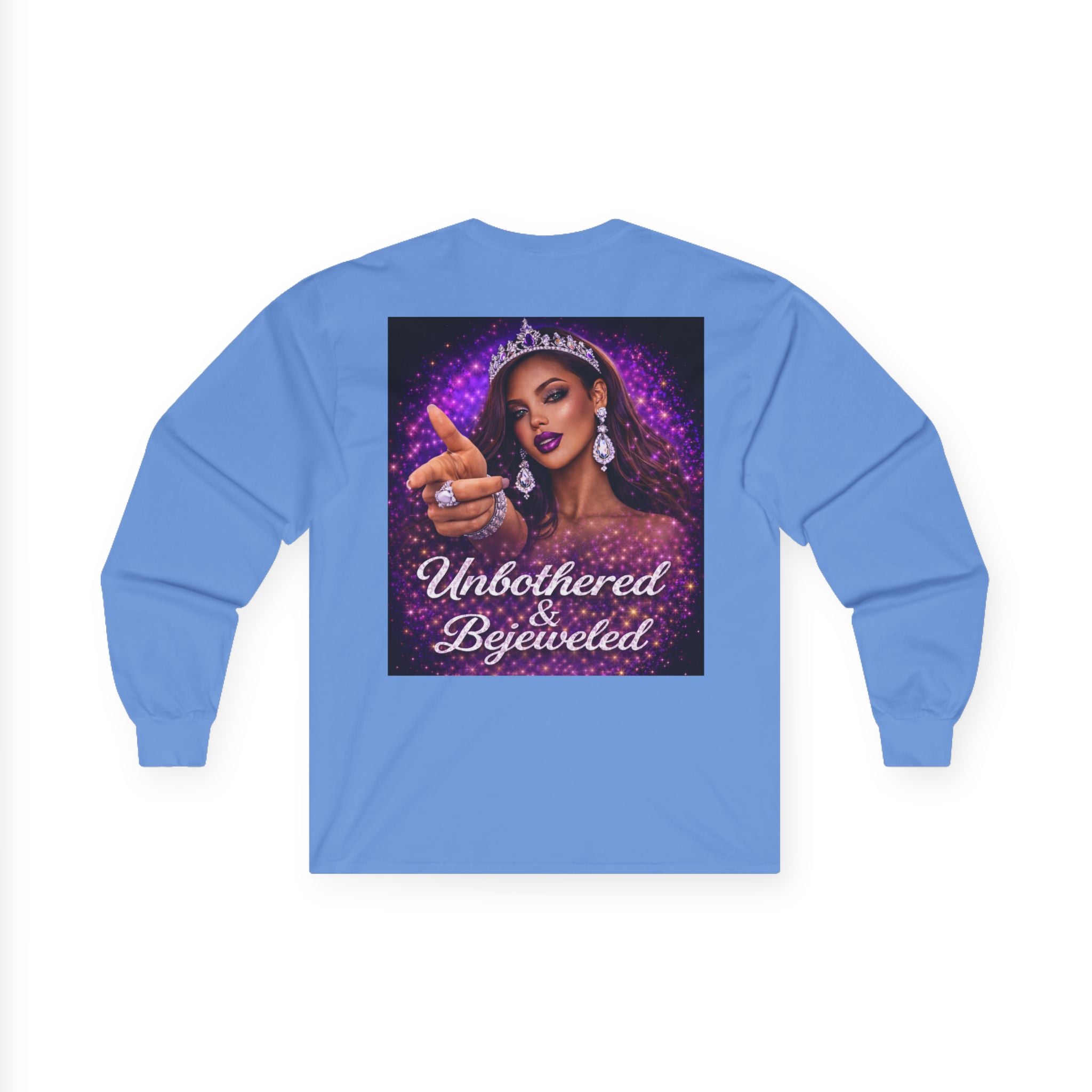 Unbothered & Bejeweled Long Sleeve Tee