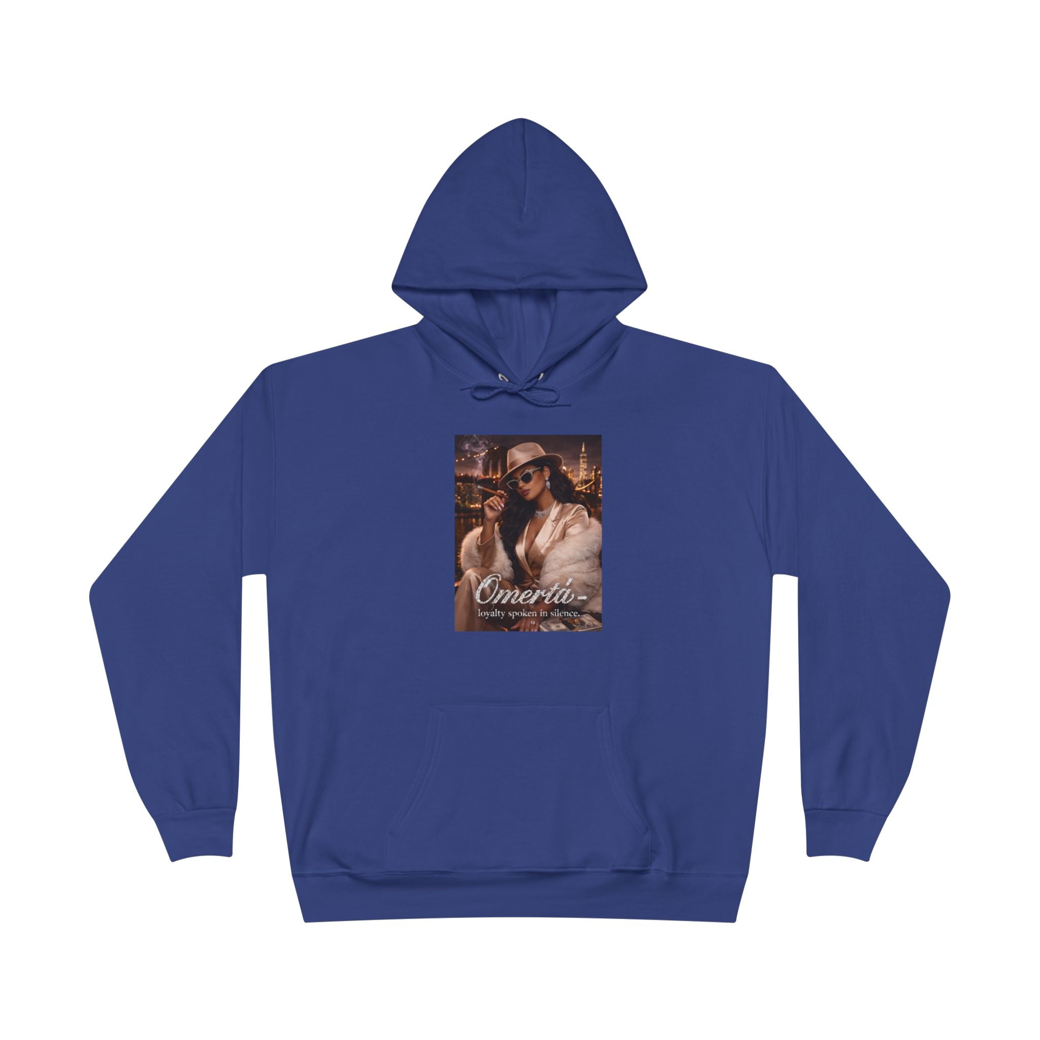 Vintage Cigarette Girl Hoodie — 'Cinerilla' Retro Pinup Pullover