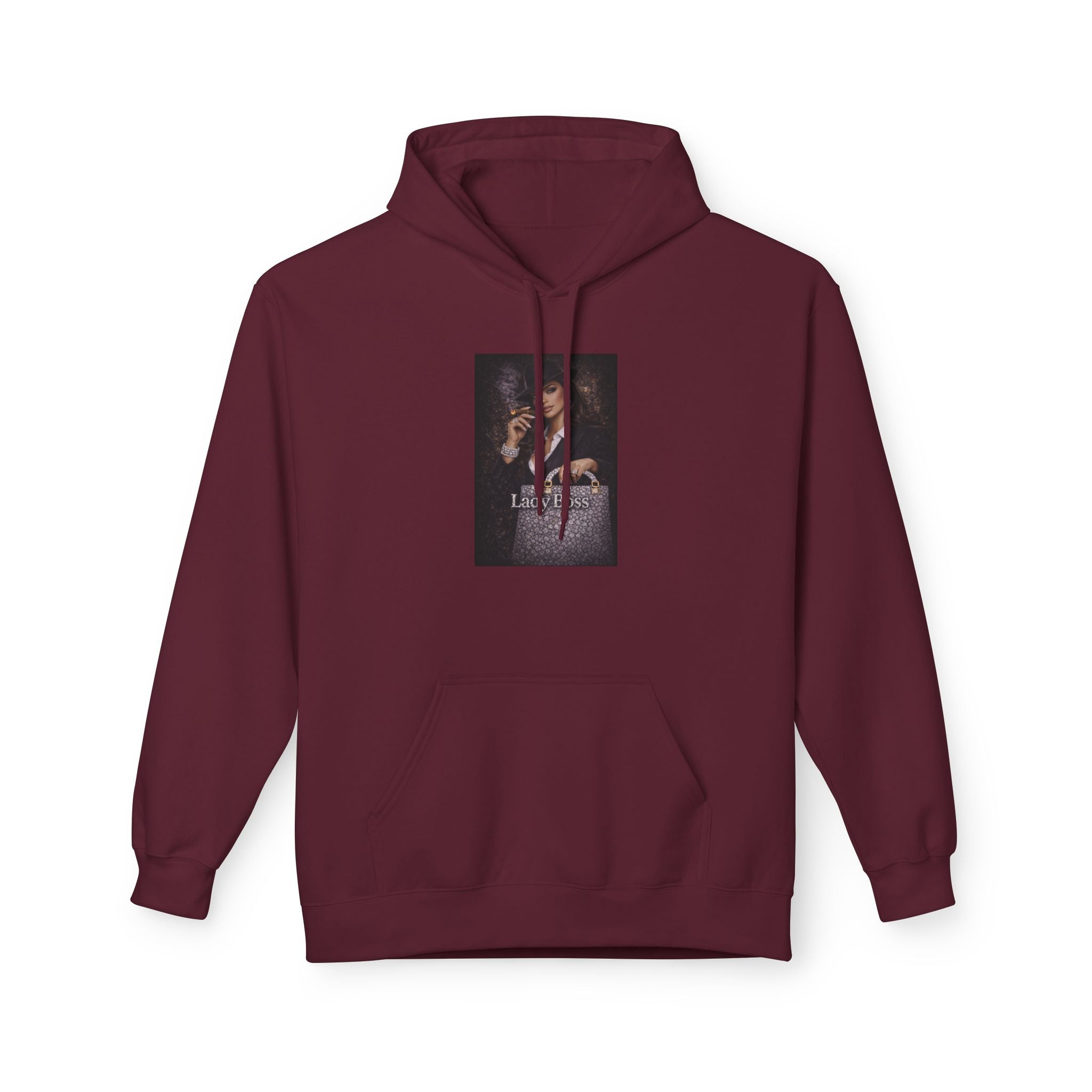 Lady Boss Hoodie — Empowered Chic Graphic Pullover Sale ends 02/15/26