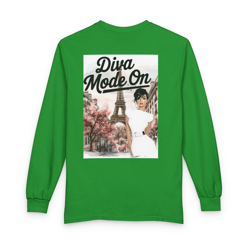 Diva Mode On Long Sleeve Tee