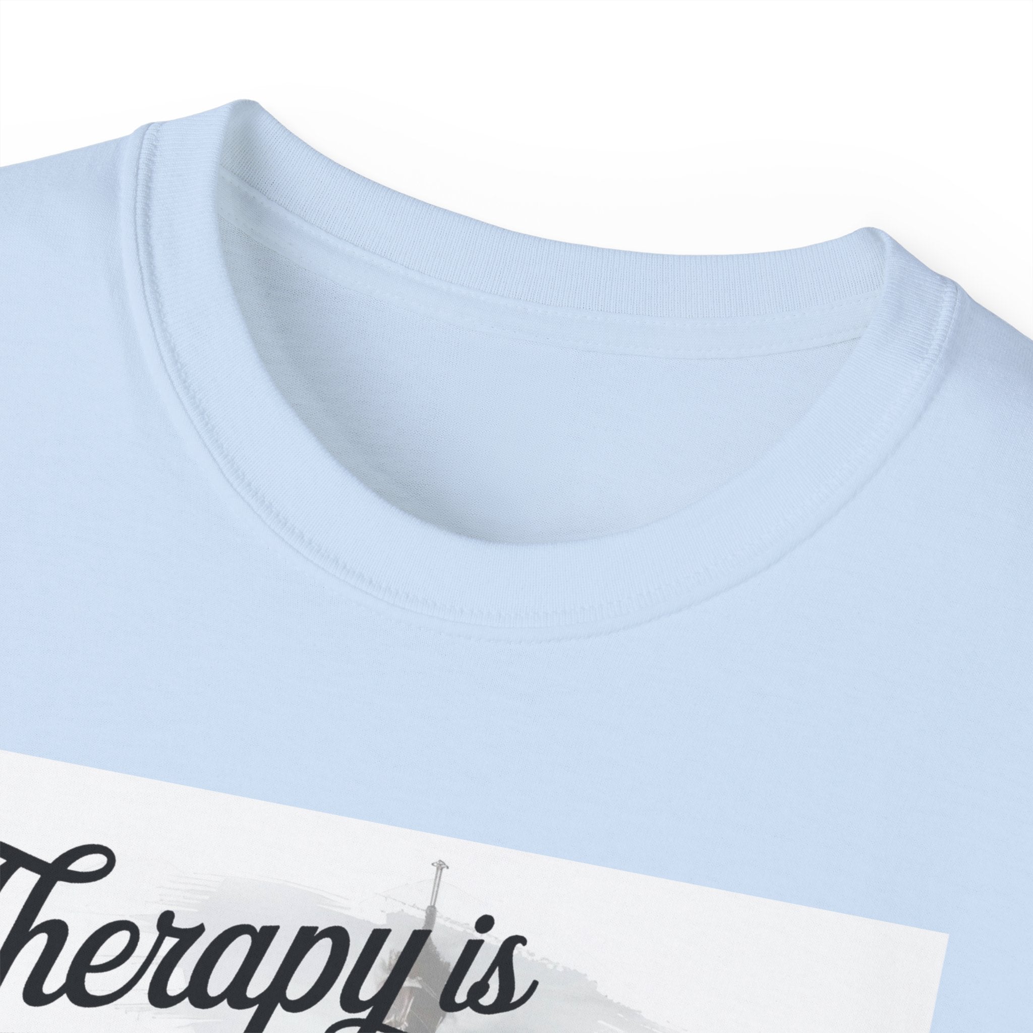 Fashion Quote Tee — "Therapy Is Temporary, Fashion Is Forever" Graphic T-Shirt