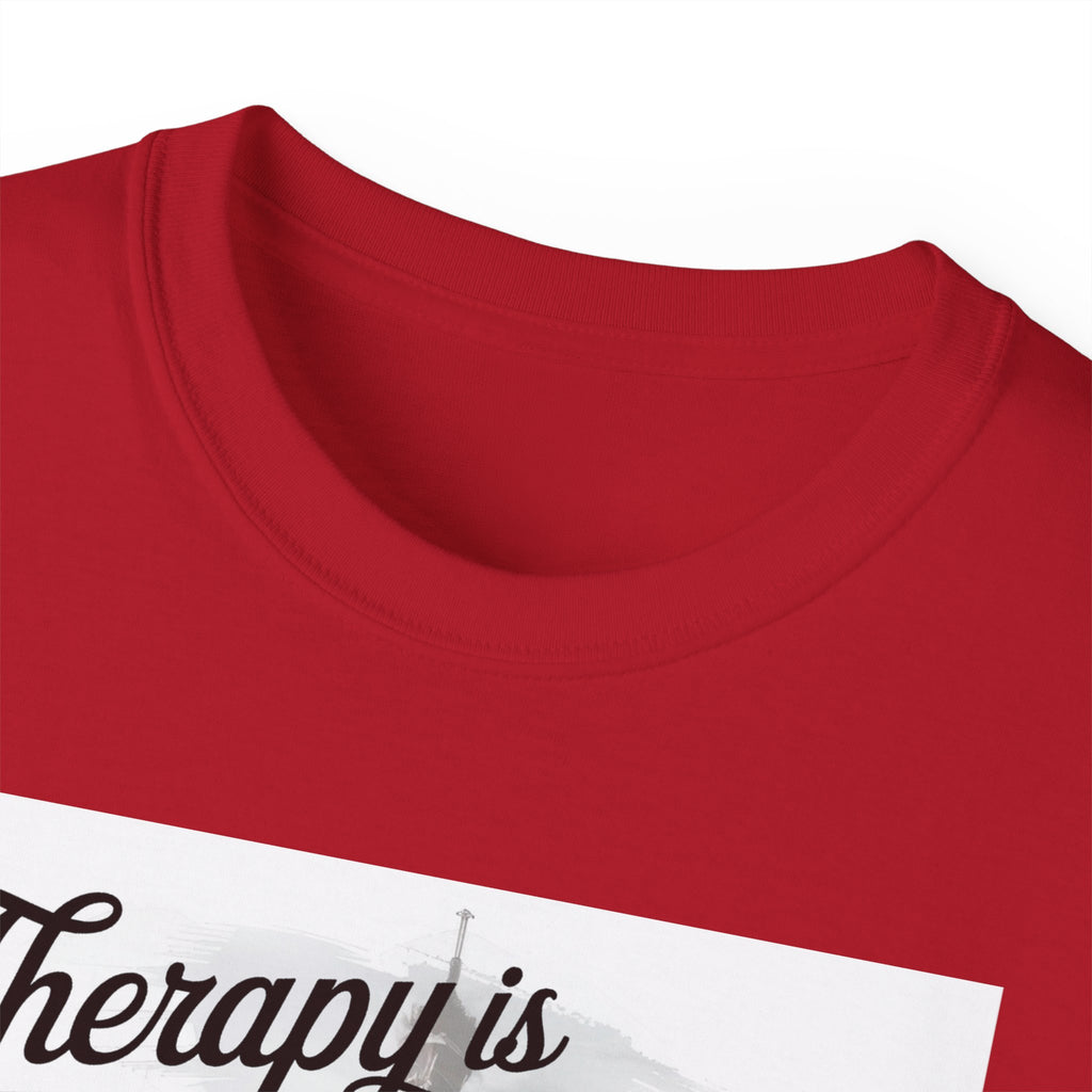 Fashion Quote Tee — "Therapy Is Temporary, Fashion Is Forever" Graphic T-Shirt