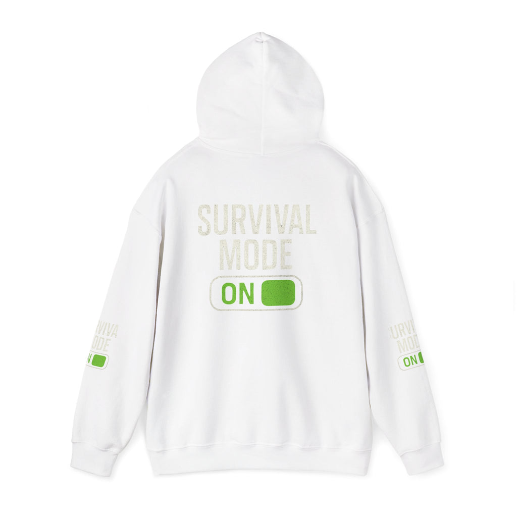Survival Mode On Hoodie — Casual Graphic Pullover for Everyday Comfort