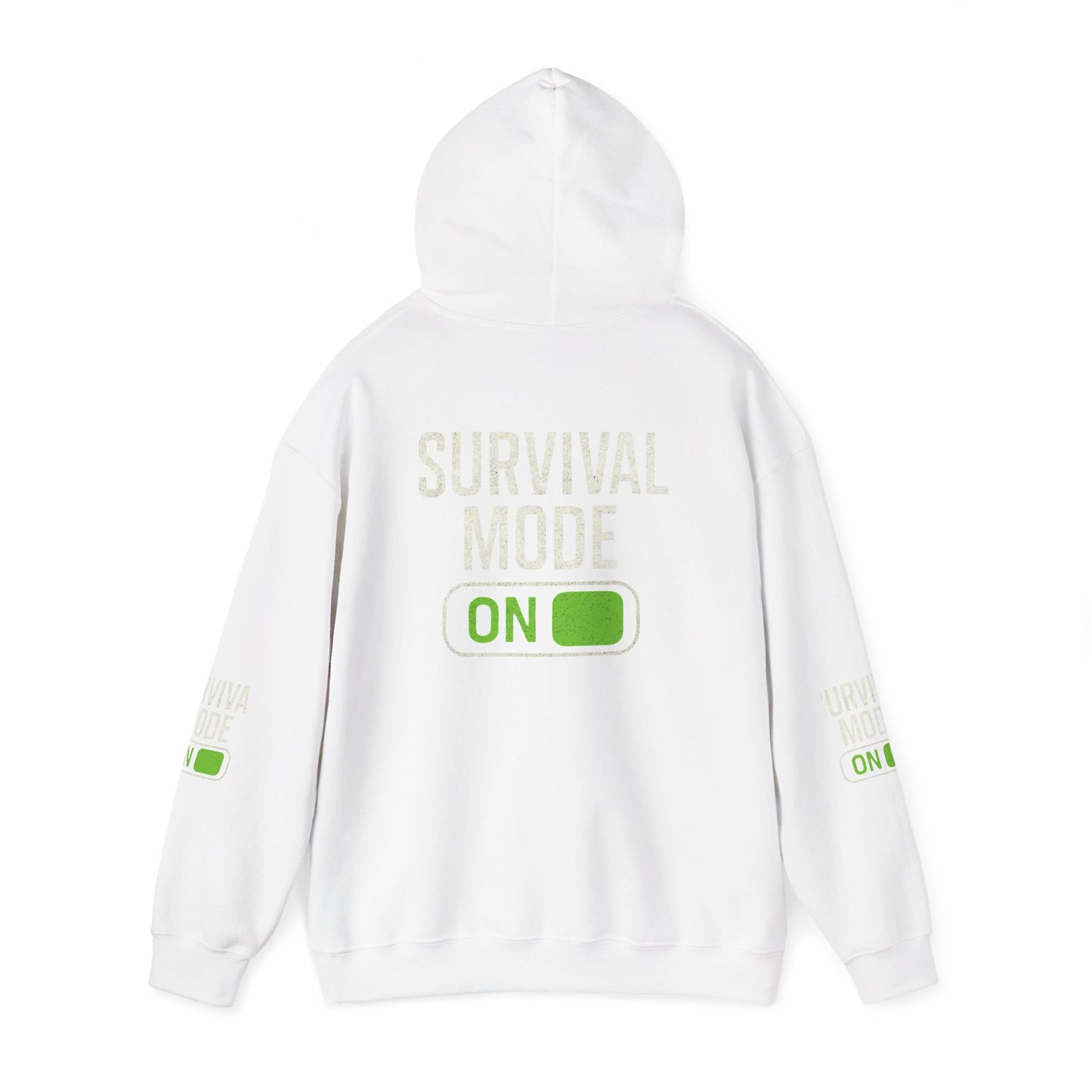 Survival Mode On Hoodie — Casual Graphic Pullover for Everyday Comfort