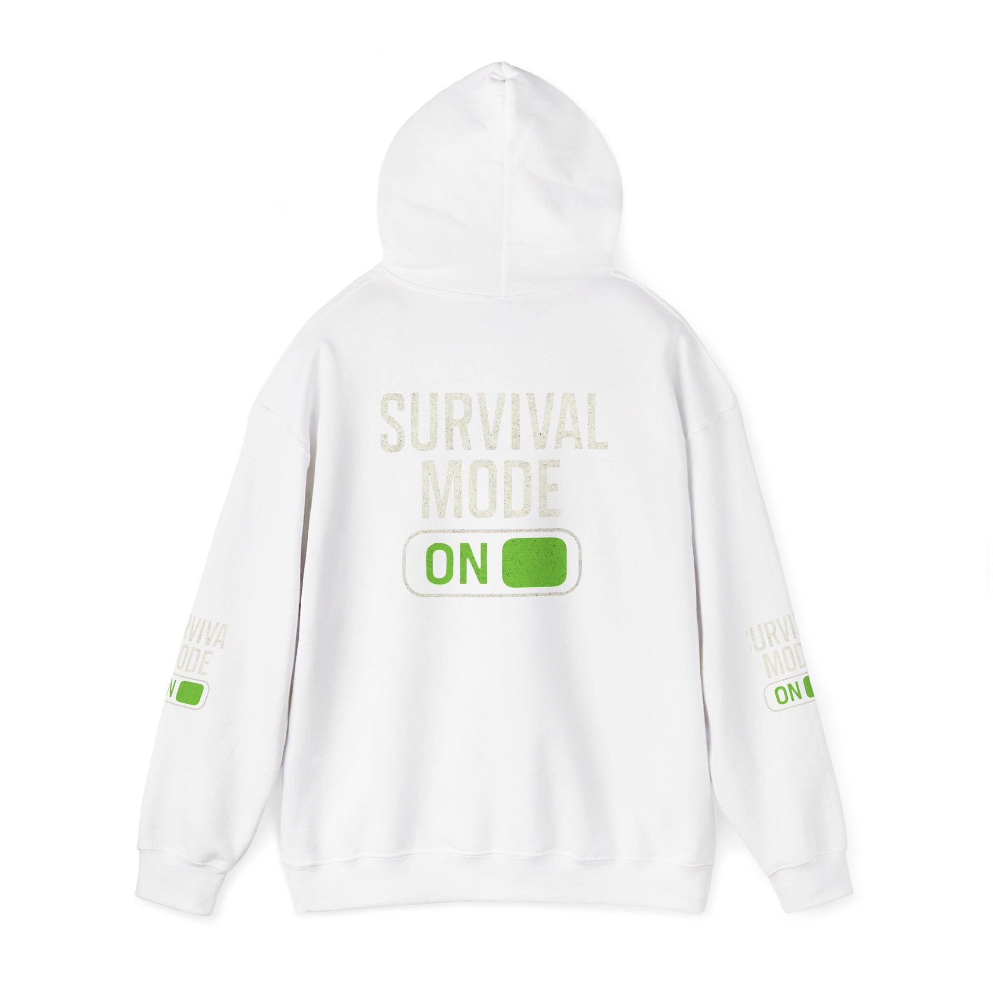 Survival Mode On Hoodie — Casual Graphic Pullover for Everyday Comfort
