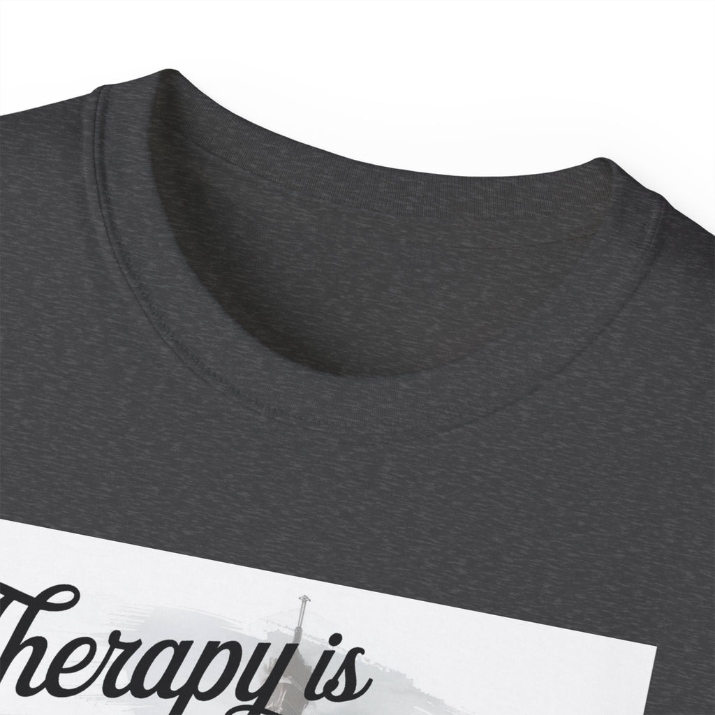 Fashion Quote Tee — "Therapy Is Temporary, Fashion Is Forever" Graphic T-Shirt
