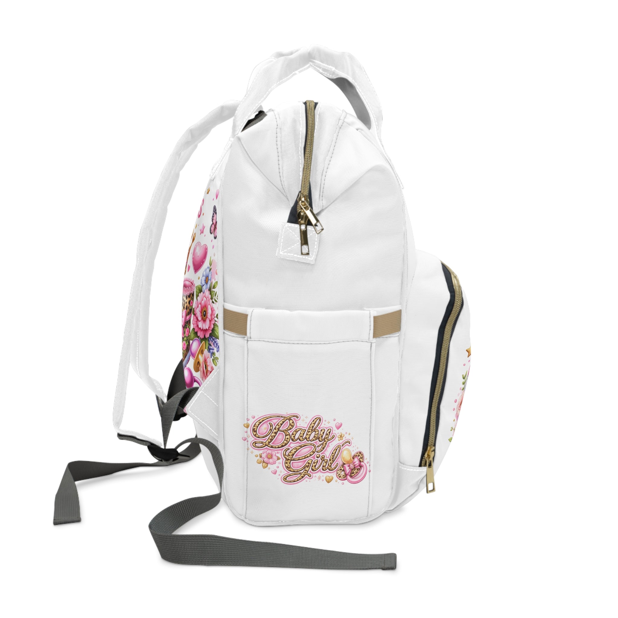 Baby Girl 'The Princess Has Arrived' Diaper Backpack