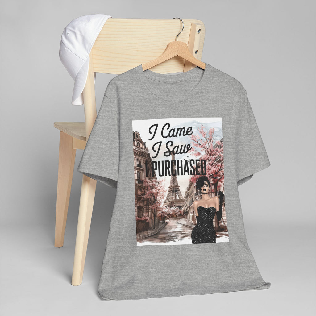 I Came I Saw Purchased Paris Fashion Tee