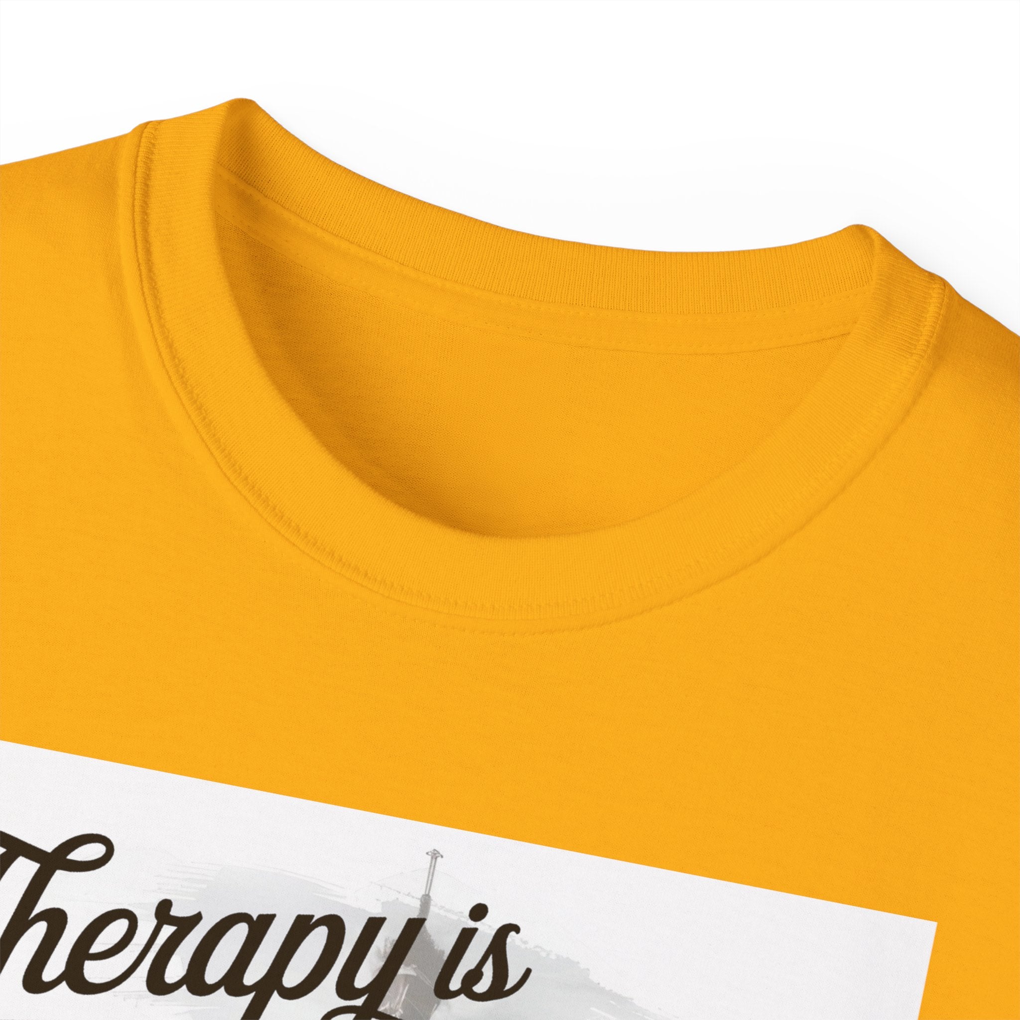Fashion Quote Tee — "Therapy Is Temporary, Fashion Is Forever" Graphic T-Shirt