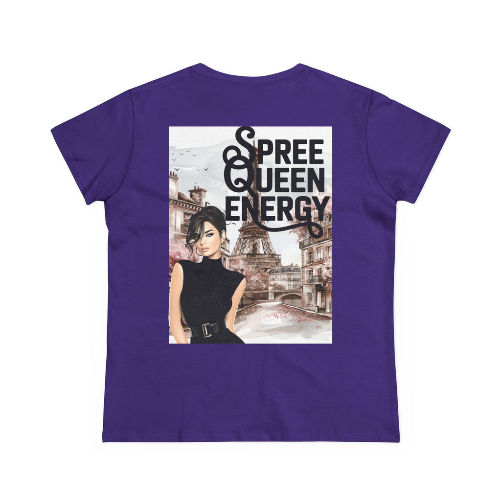Spree Queen Energy Tee — Paris Fashion Graphic Women's T‑Shirt