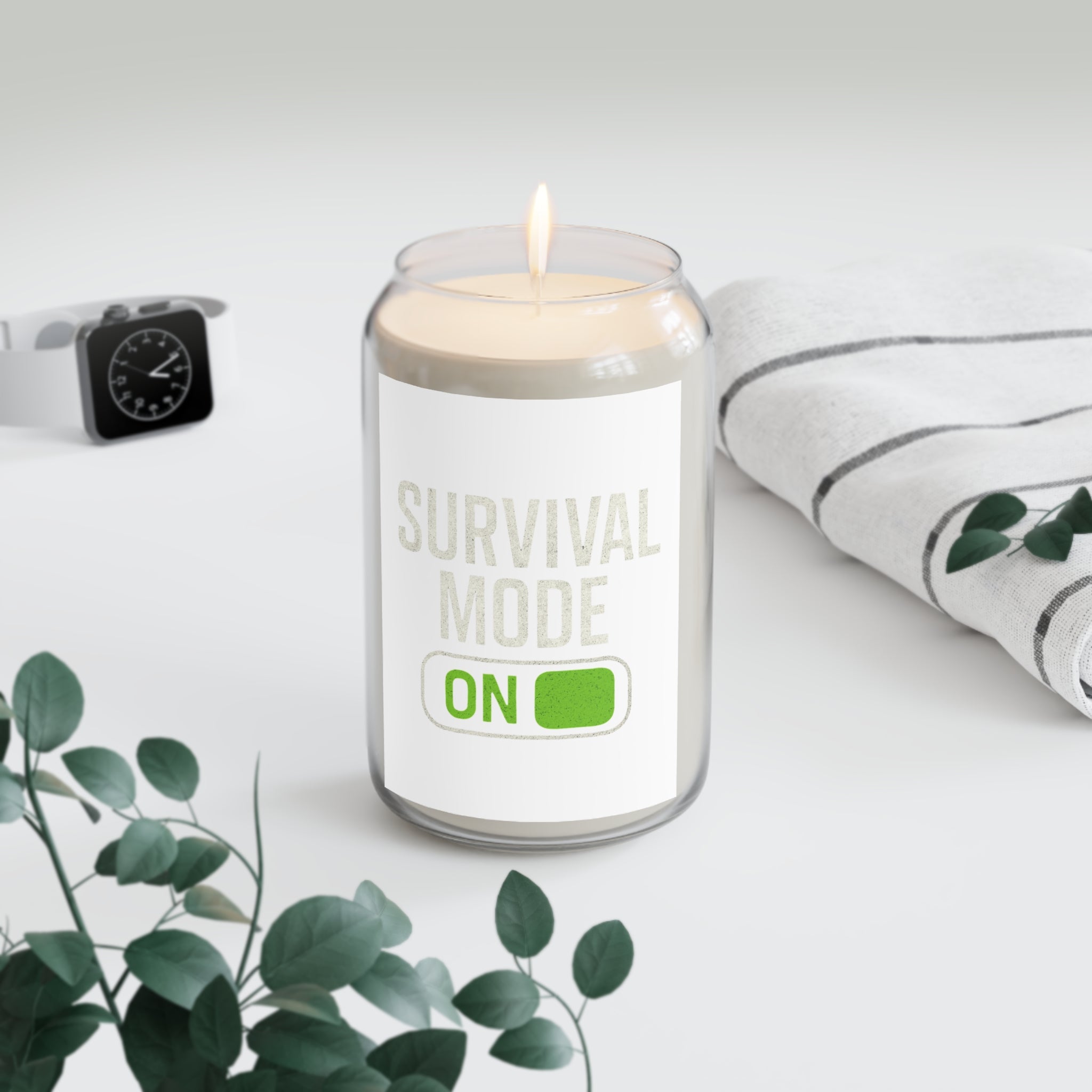 Survival Mode On Scented Soy Candle — 13.75oz