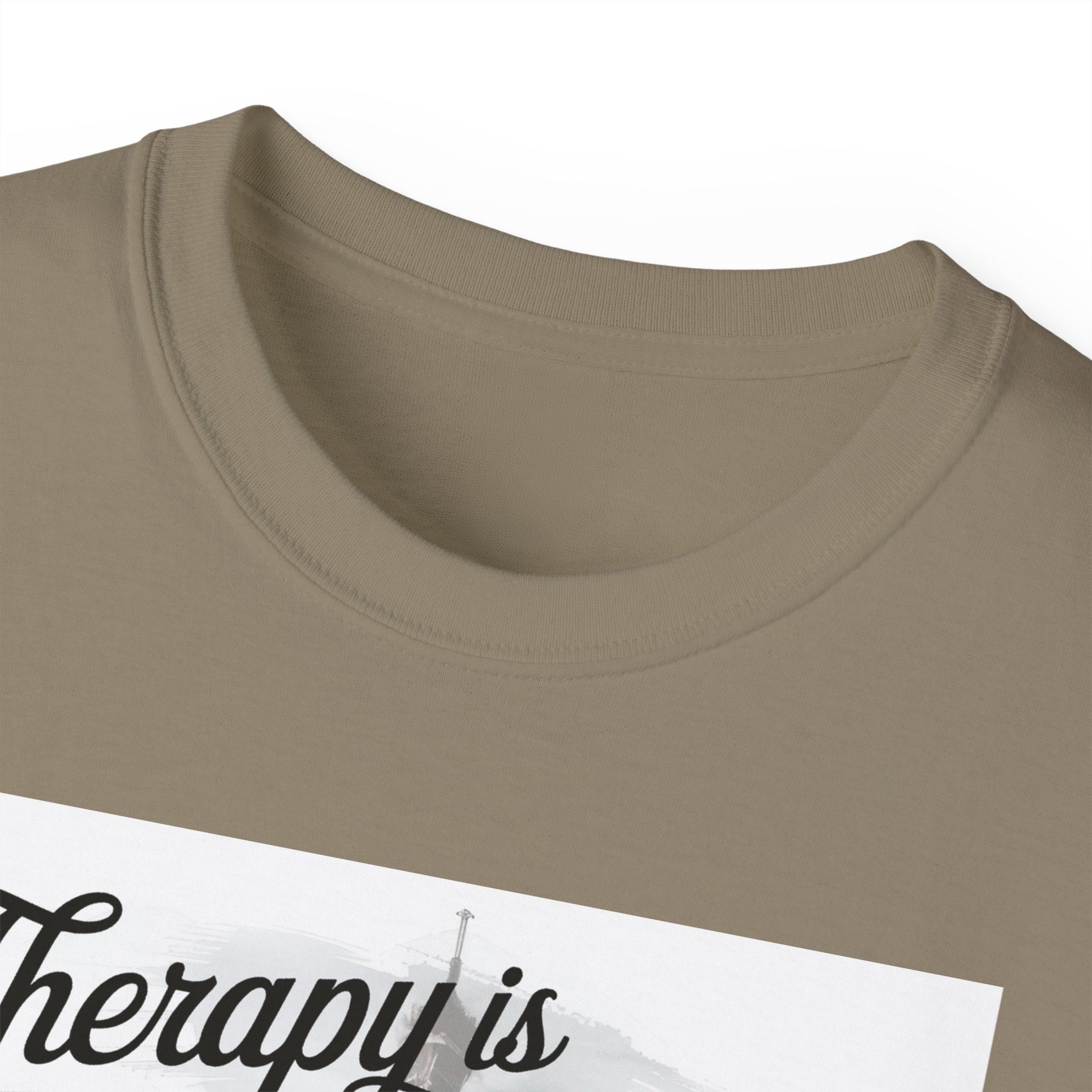 Fashion Quote Tee — "Therapy Is Temporary, Fashion Is Forever" Graphic T-Shirt