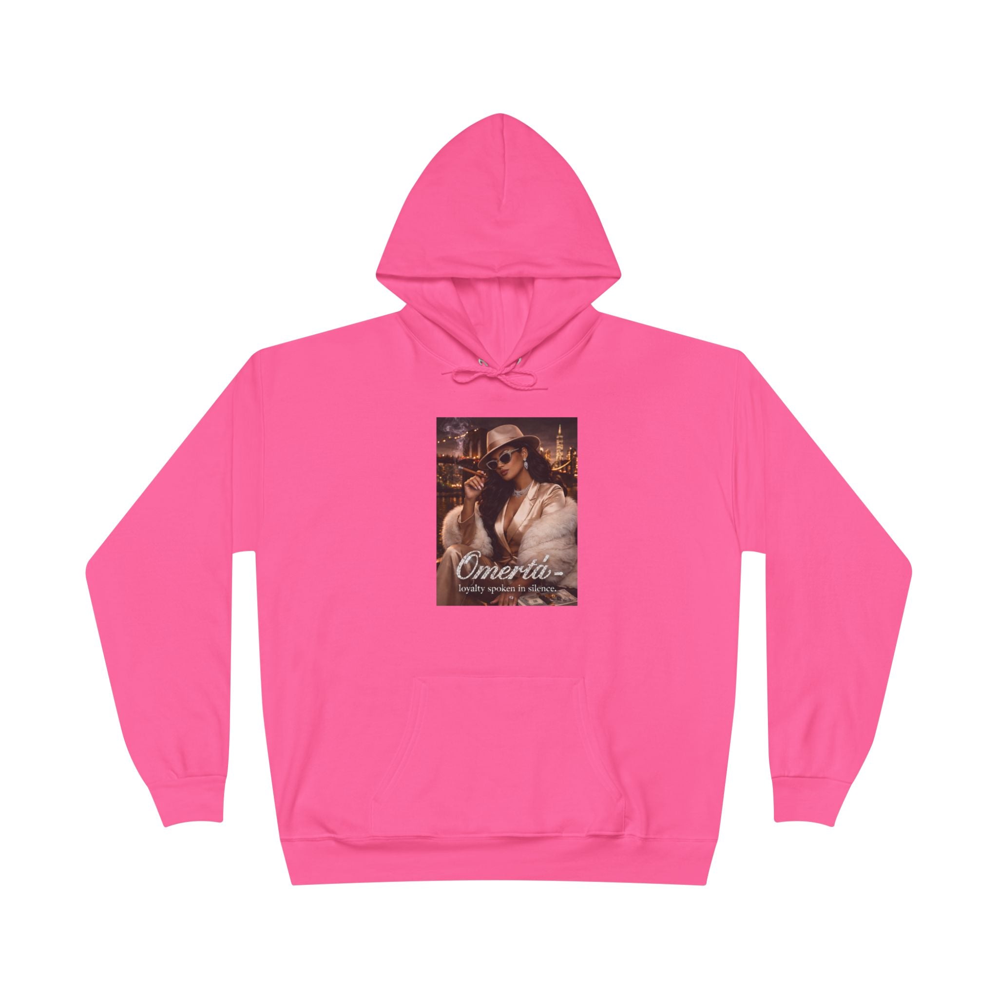 Vintage Cigarette Girl Hoodie — 'Cinerilla' Retro Pinup Pullover