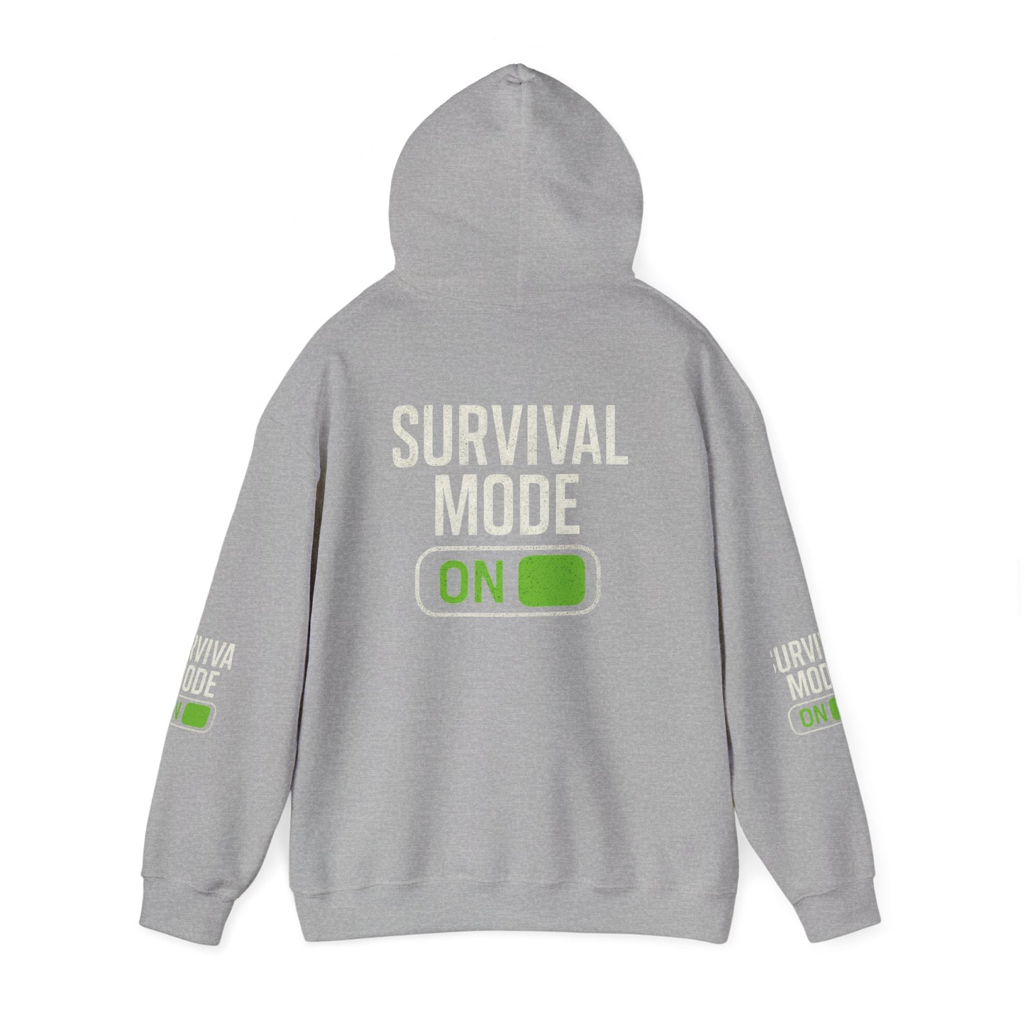 Survival Mode On Hoodie — Casual Graphic Pullover for Everyday Comfort