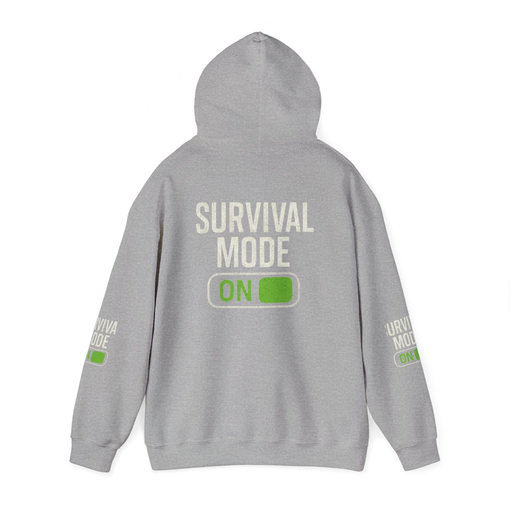 Survival Mode On Hoodie — Casual Graphic Pullover for Everyday Comfort