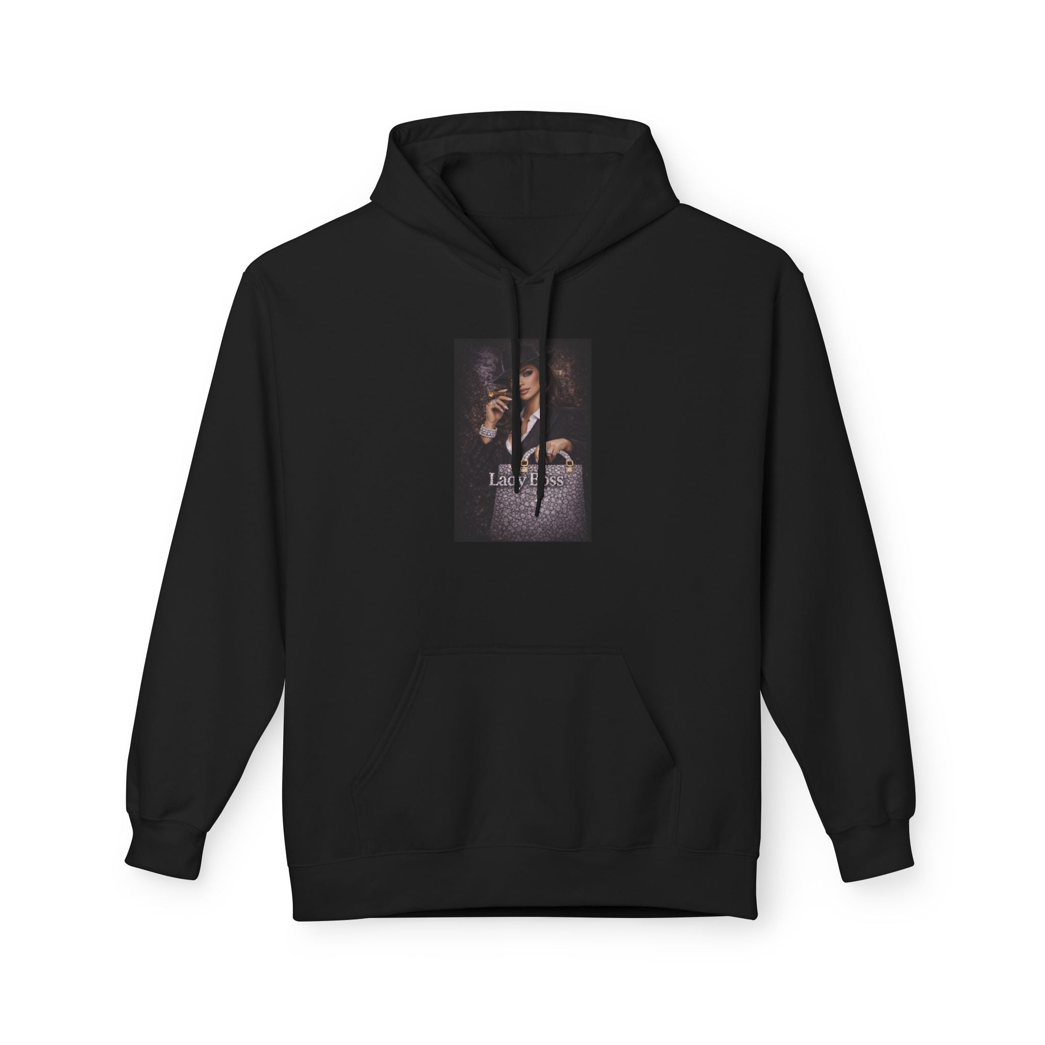 Lady Boss Hoodie — Empowered Chic Graphic Pullover Sale ends 02/15/26