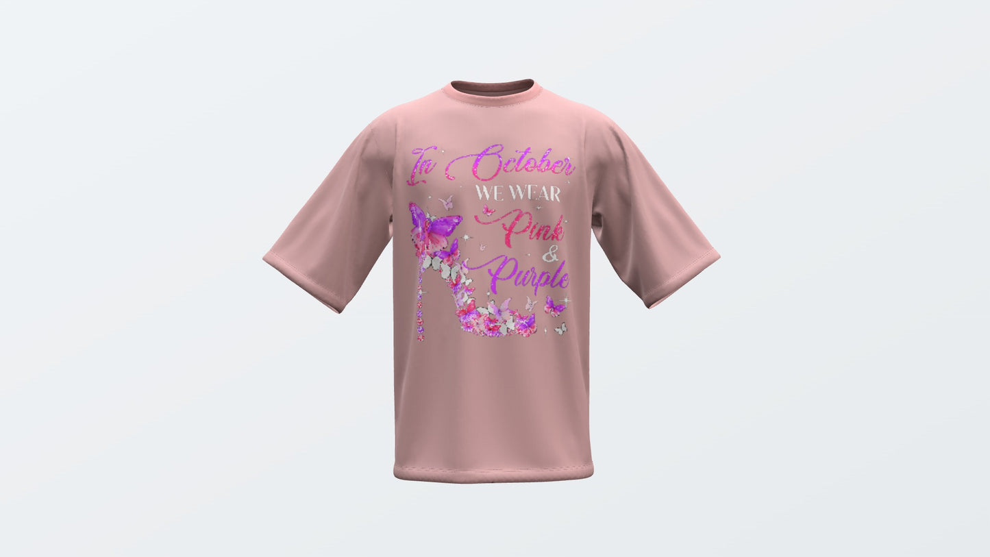 In October We Wear Pink & Purple