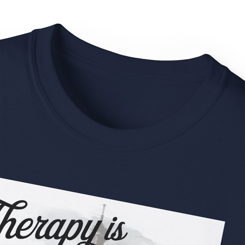 Fashion Quote Tee — "Therapy Is Temporary, Fashion Is Forever" Graphic T-Shirt