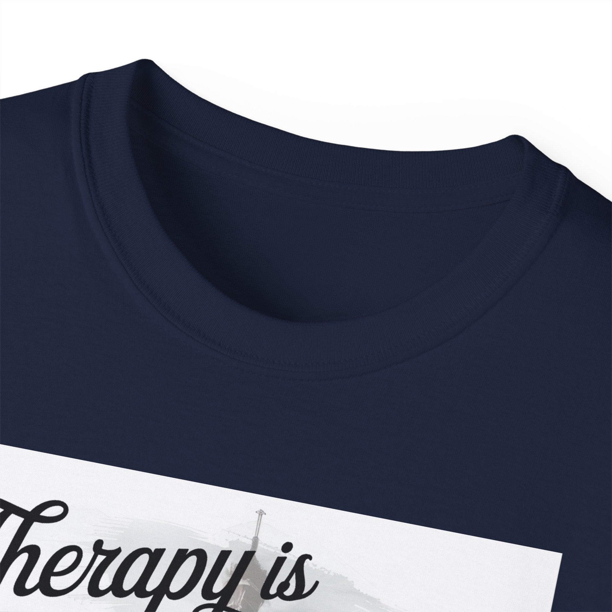 Fashion Quote Tee — "Therapy Is Temporary, Fashion Is Forever" Graphic T-Shirt